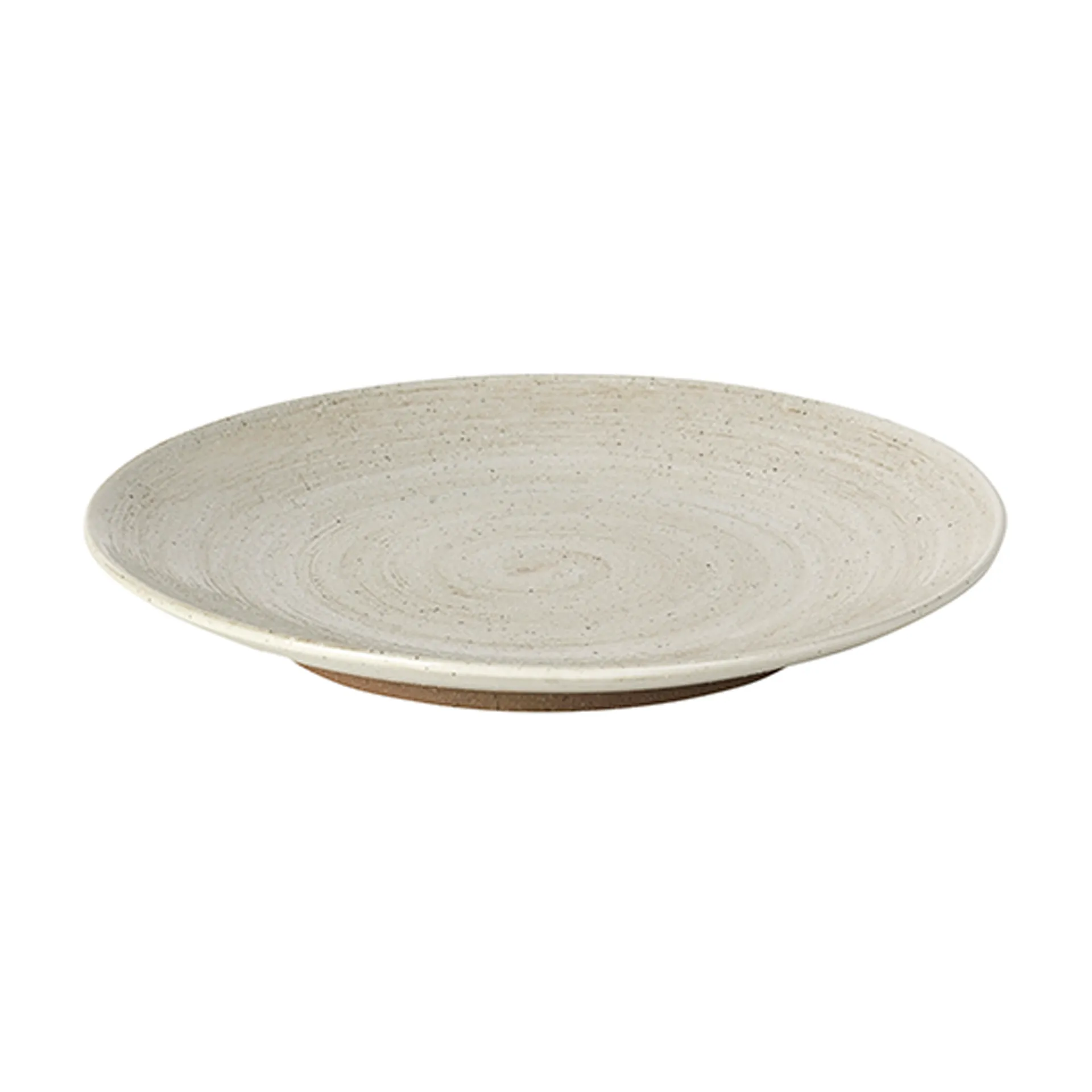 Middagstallerken Broste Copenhagen Grød sandfarvet stentøj Ø20 cm