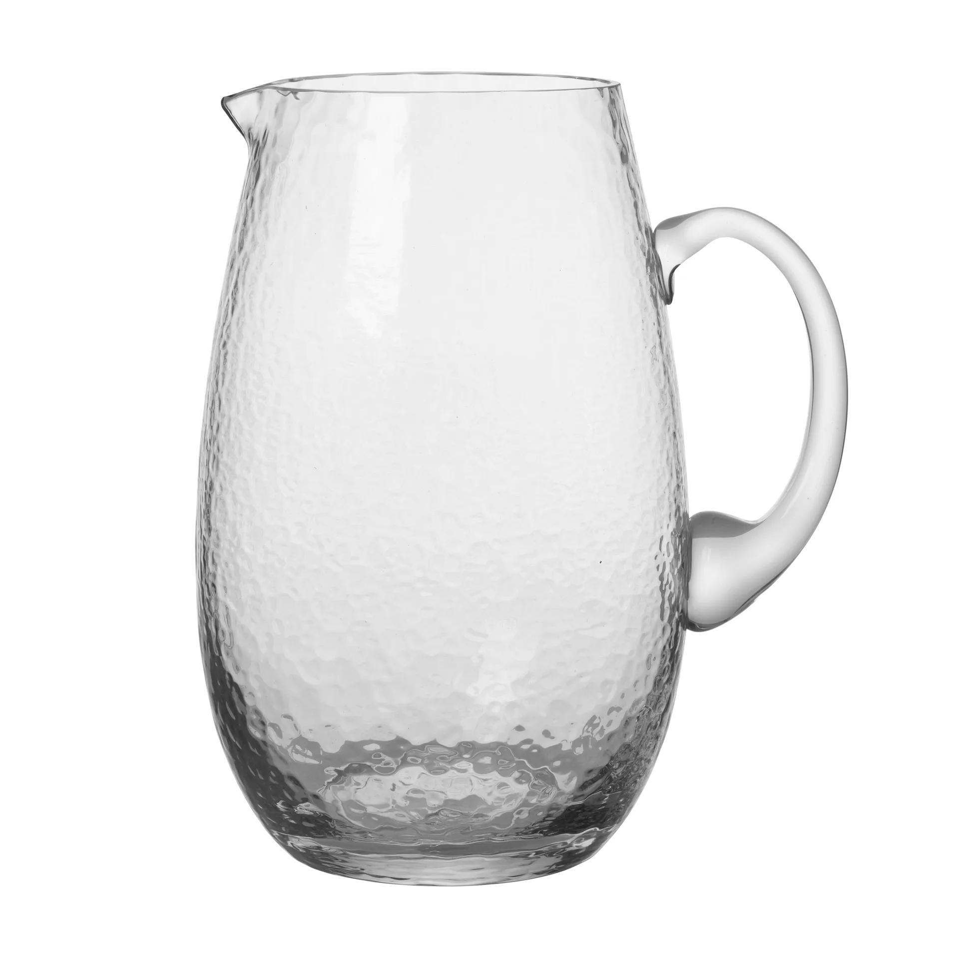 Glasserveringskande Broste Copenhagen Hammered 200 cl Ø14ÃH22 cm klar