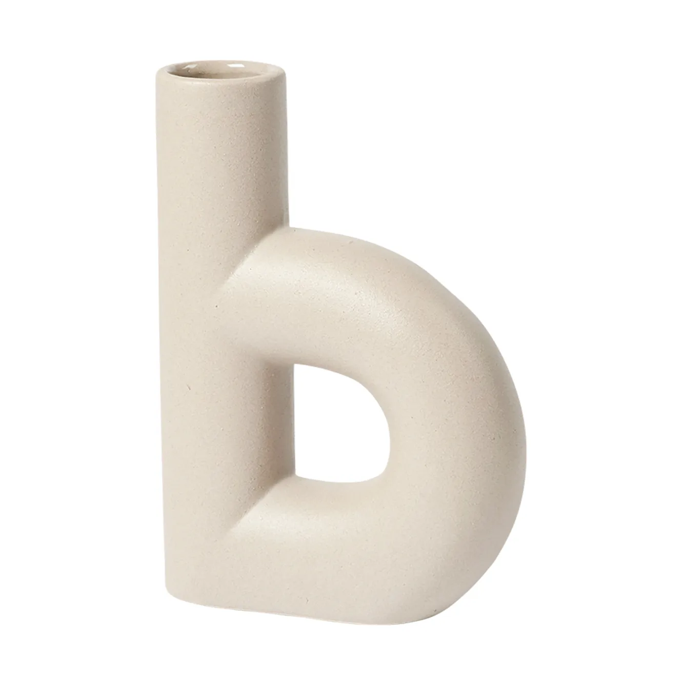 Broste Copenhagen Hector vase B Ø19 cm Dove grey