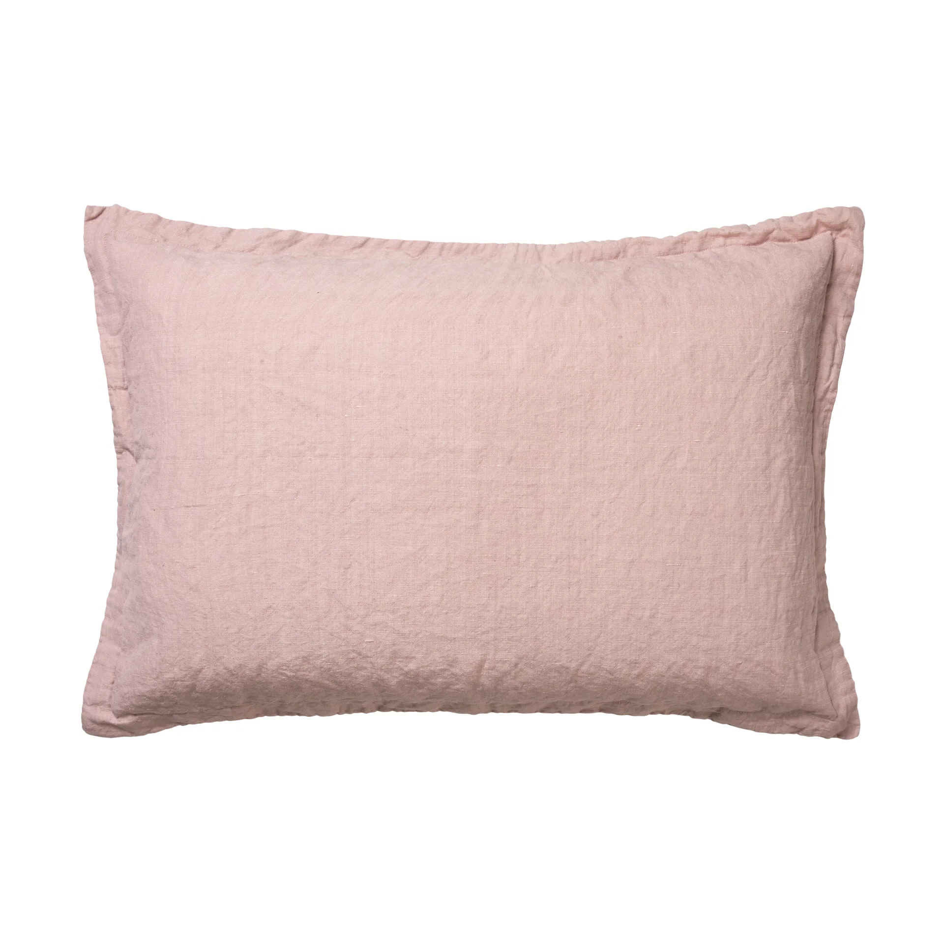 Broste Copenhagen Housse de coussin Linn cm Mauve pink