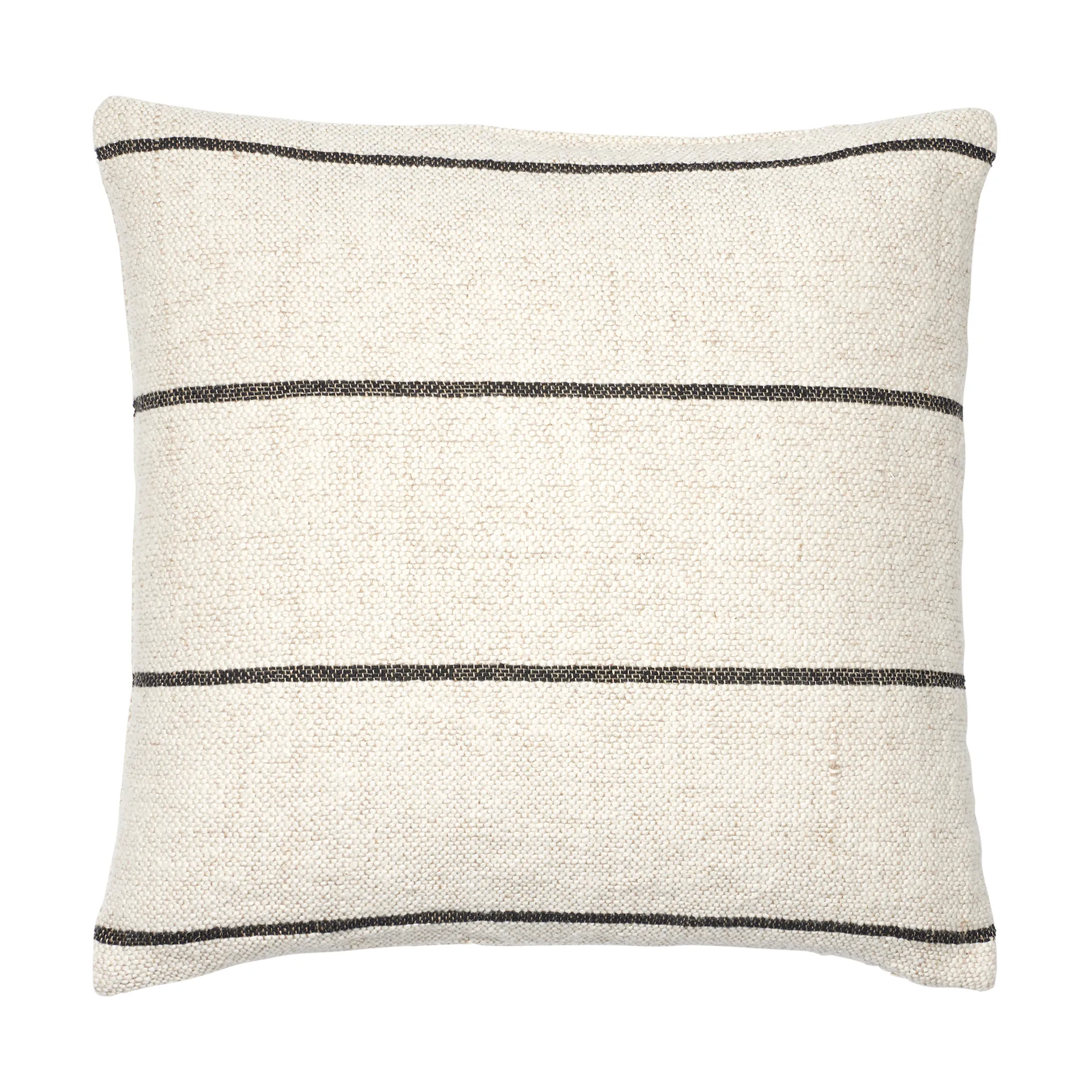 Broste Copenhagen Housse de coussin Sigrid cm Light beige-black
