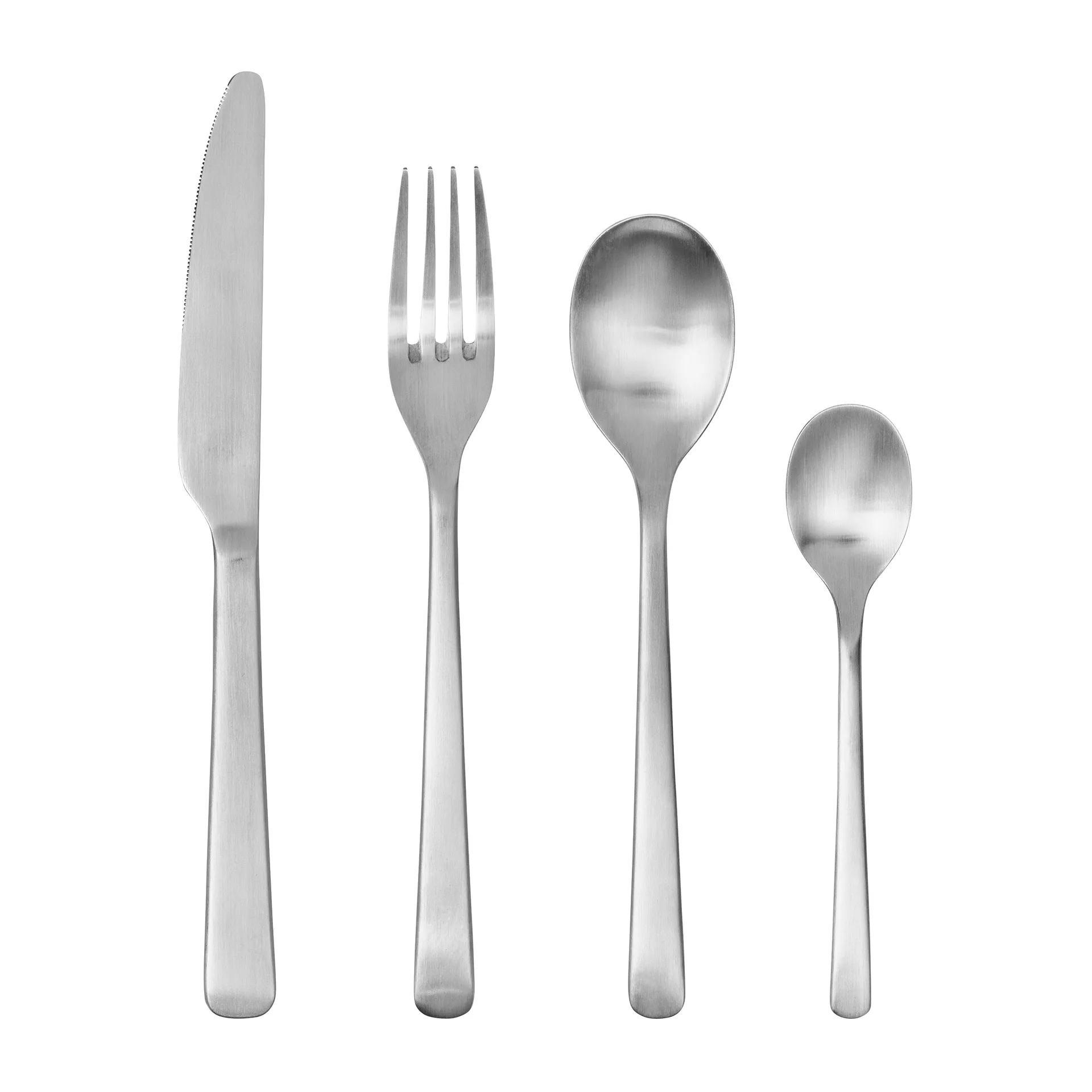 Spisebestik Broste Copenhagen Hune rustfrit stål sølv 23,5 cm