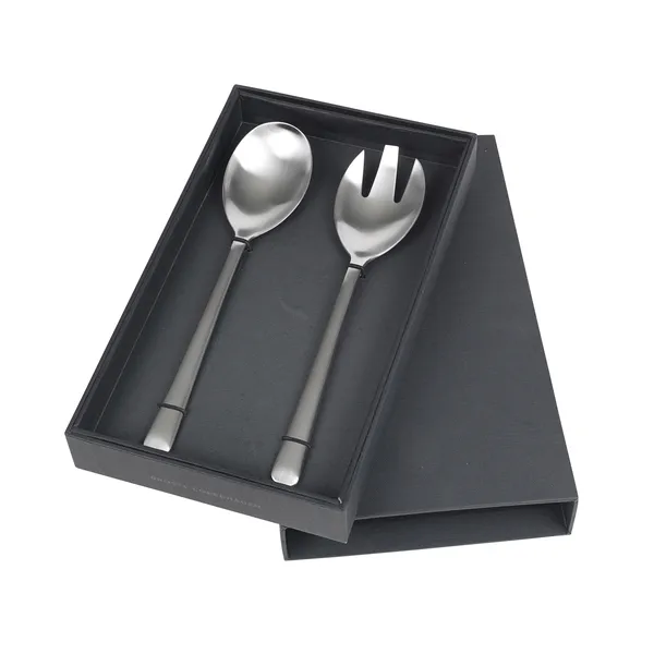 Hune salladsbestick 2 delar, brushed satin