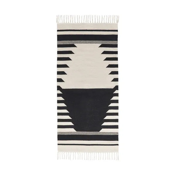 Iselin matta 70x140 cm, Black-off