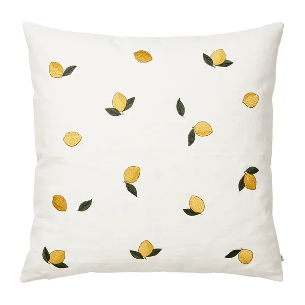 Lemon kuddfodral 50x50 cm, Golden