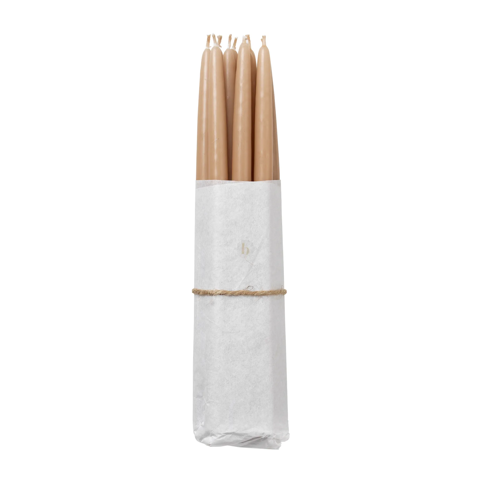 Broste Copenhagen Lot de 10 bougies anciennes trempées Broste Copenhagen Noix de Grenoble