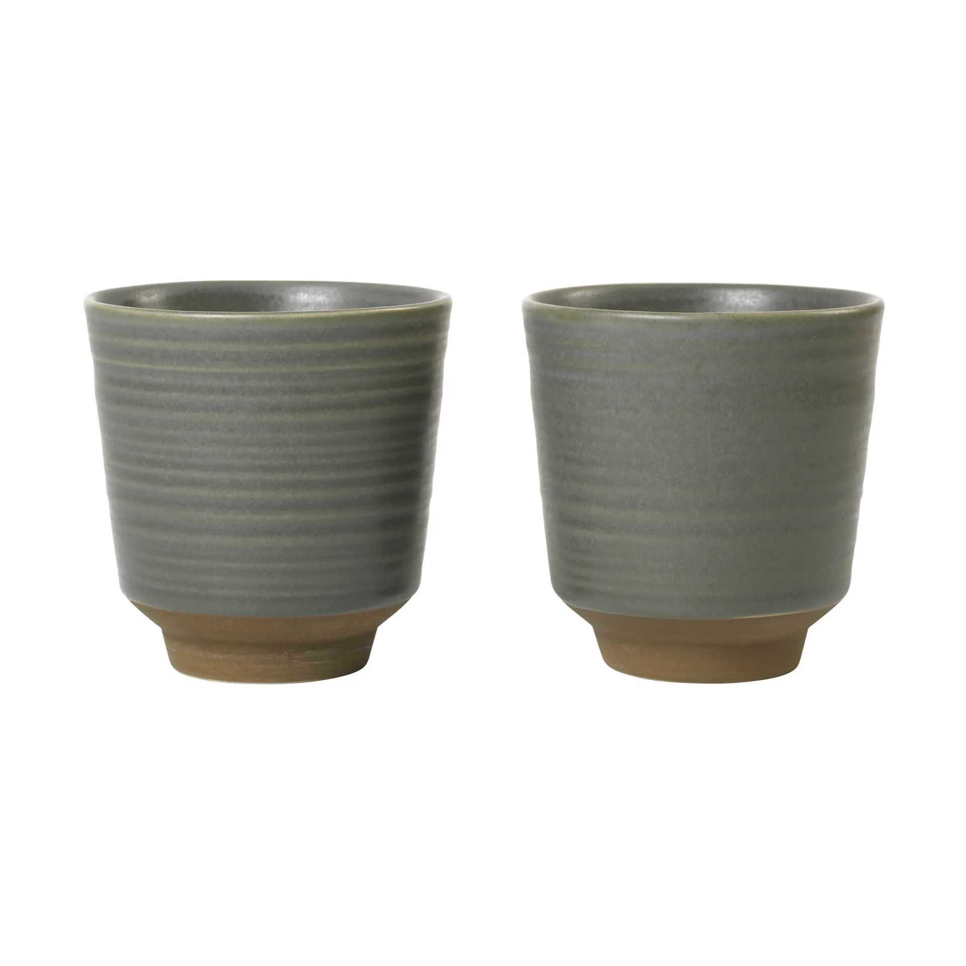 Broste Copenhagen Miko mugg 15 cl 2-pack Dark green