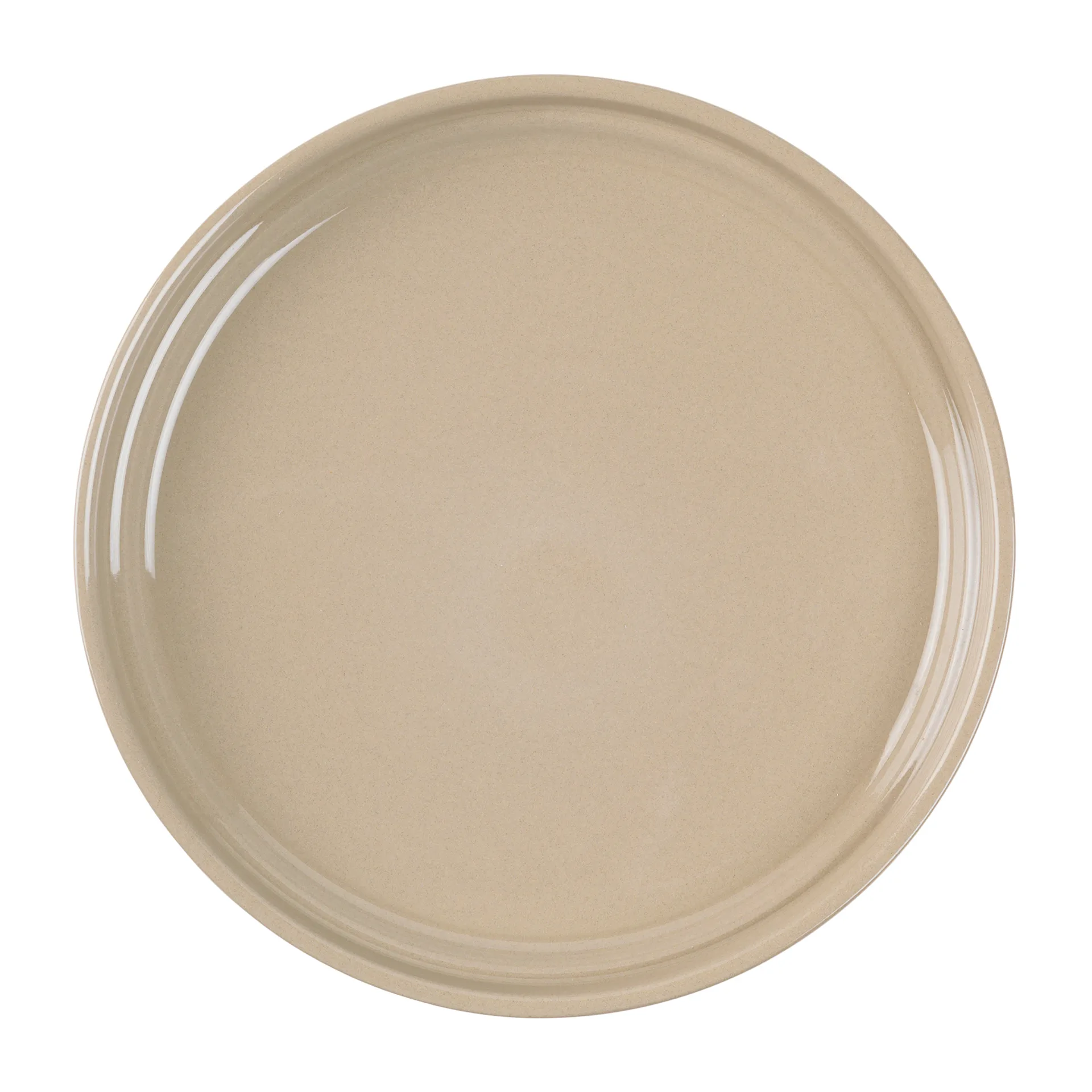 Desserttallerken Broste Copenhagen Nordic Bistro i stentøj, beige Ø21 cm