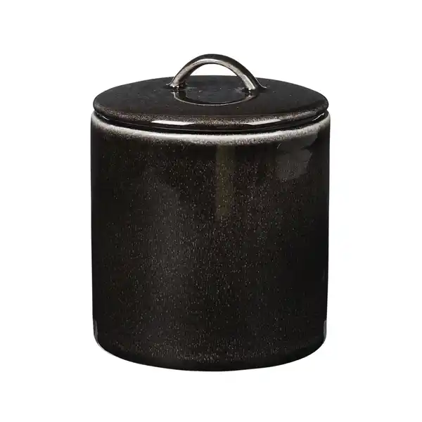 Nordic Coal burk med lock, 12 cm