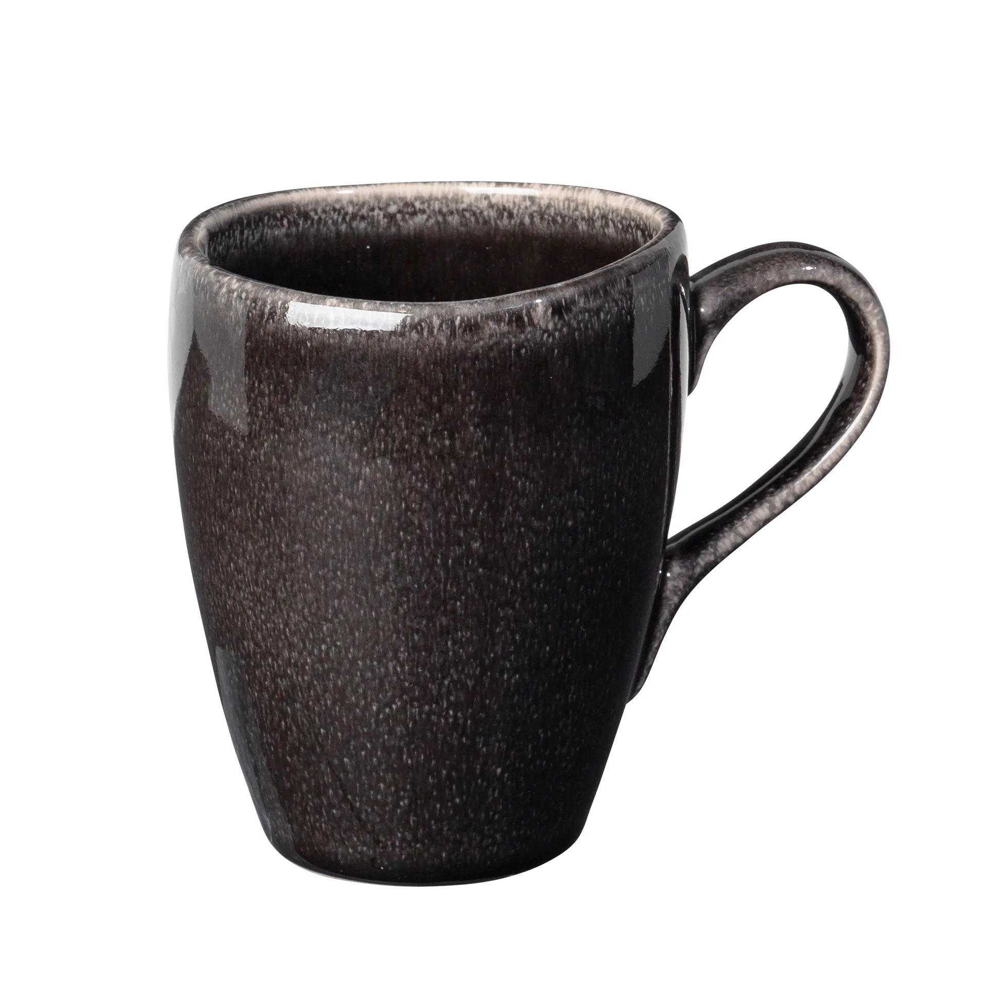 Broste Copenhagen Nordic Coal mugg med &ouml;ra 25 cl