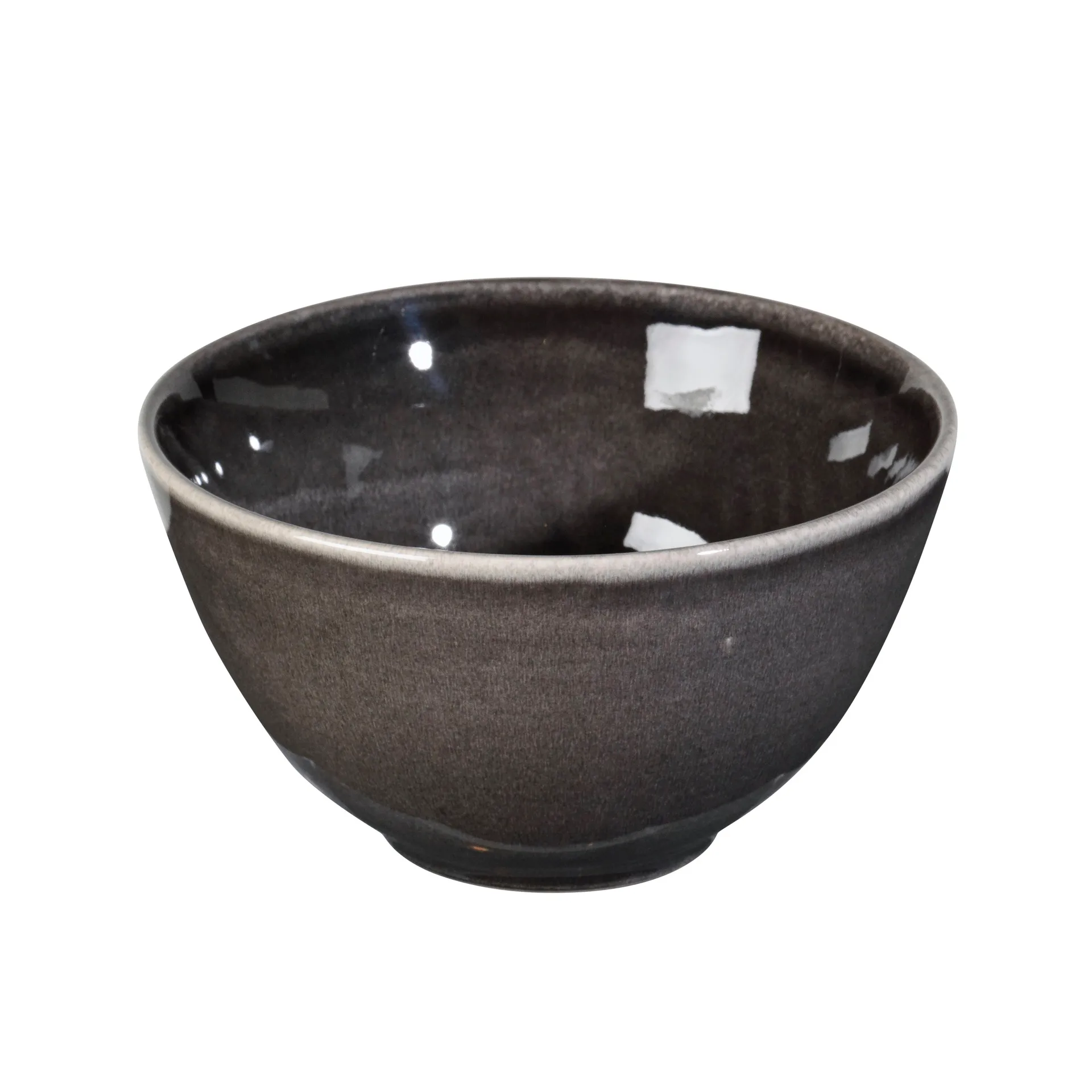 Serveringsskål Broste Copenhagen Nordic Coal grå stentøj Ø15 x H8 cm 110 cl