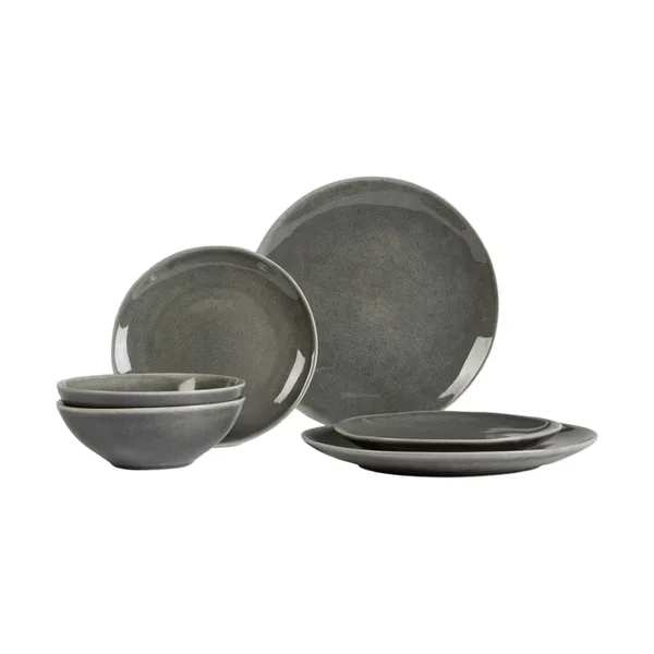 Nordic Rain dinnerset för två, 6 delar