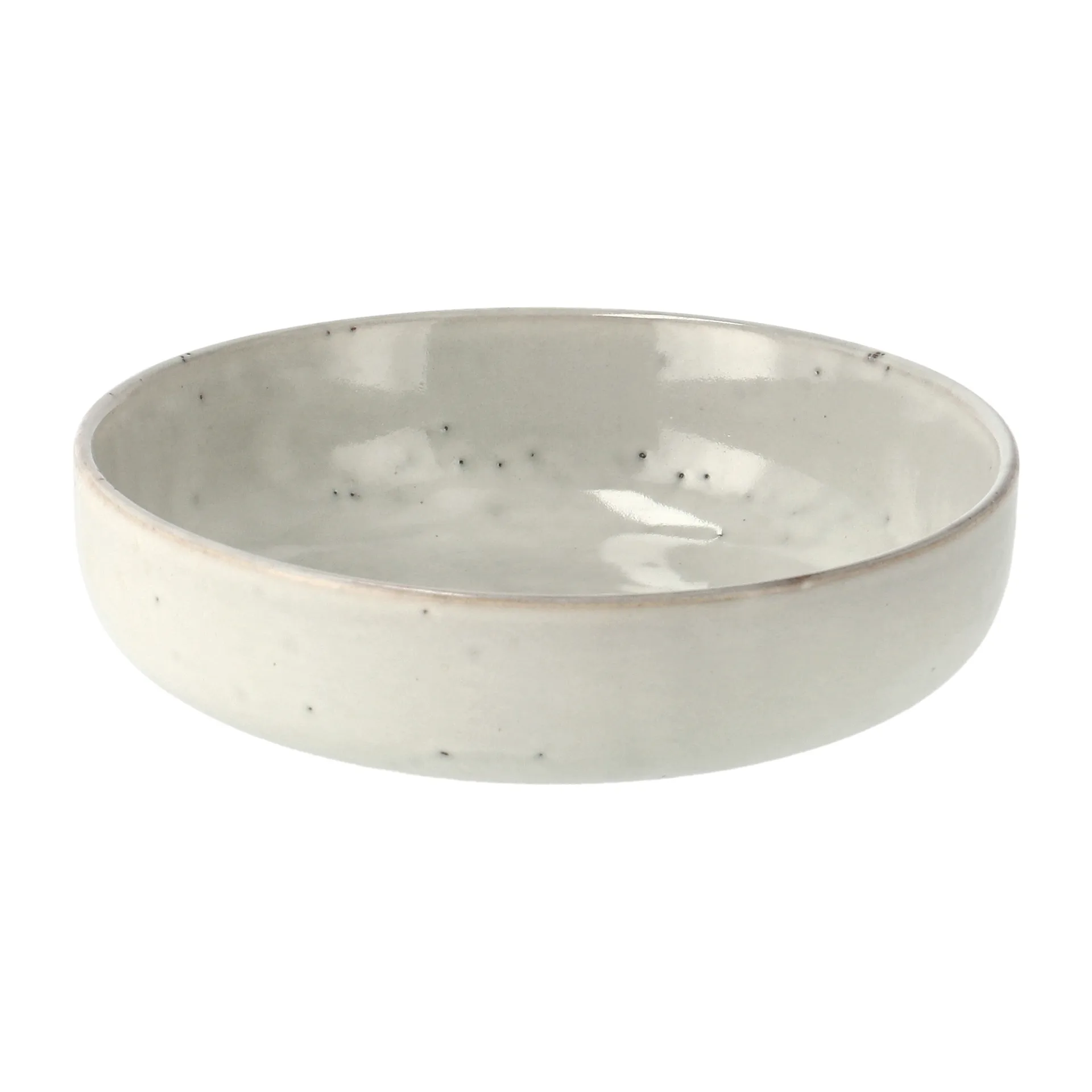 Skål Broste Copenhagen Nordic Sand hvid stentøj Ø17 cm
