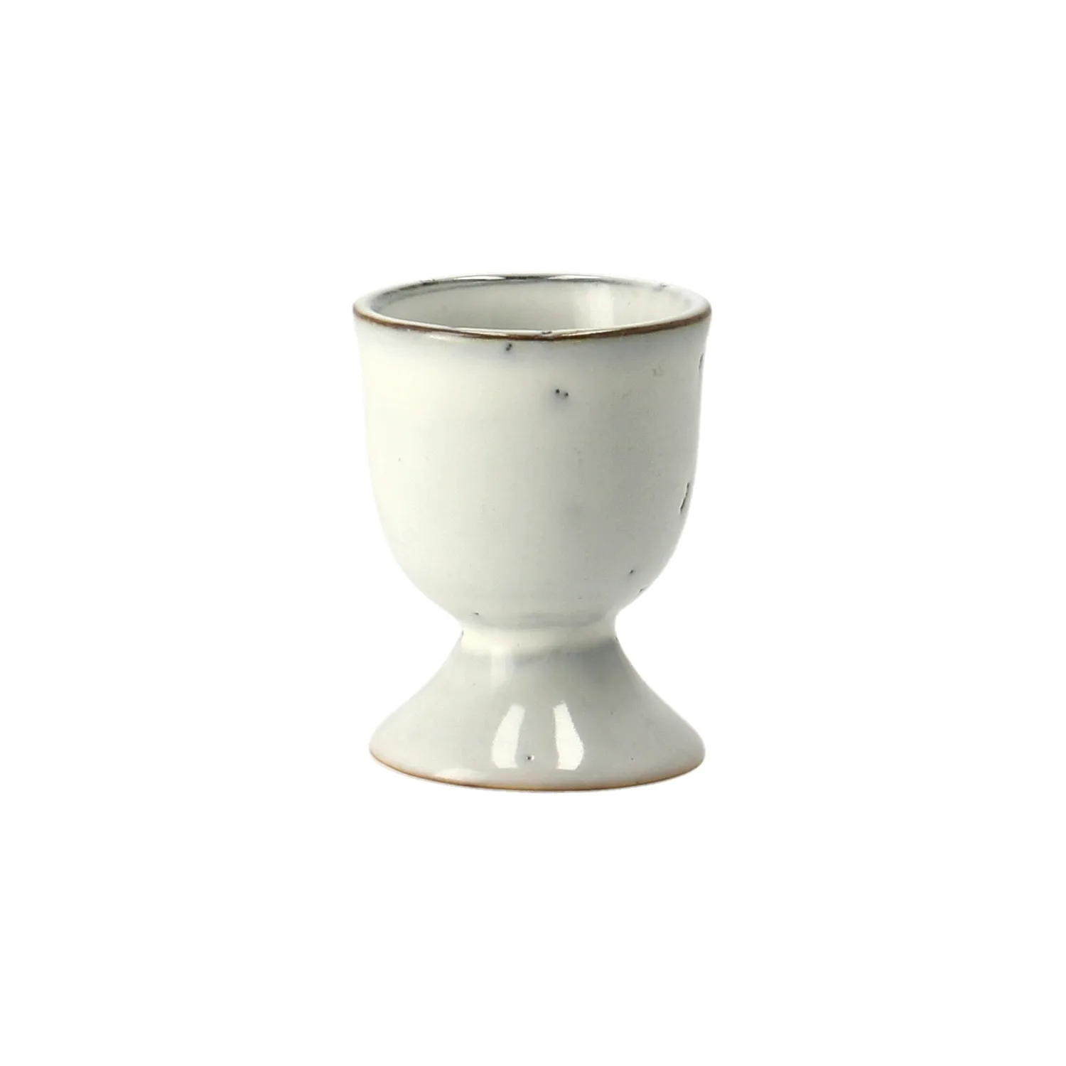 Æggebæger Broste Copenhagen Nordic Sand sandfarvet stentøj Ø5 x H6,5 cm
