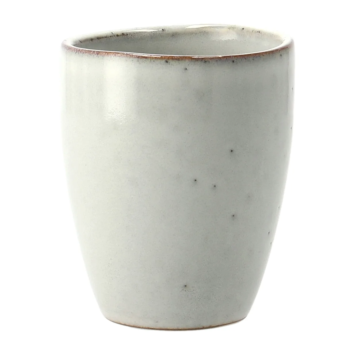 Krus Broste Copenhagen Nordic Sand sandfarvet stentøj 25 cl Ø8xH10 cm