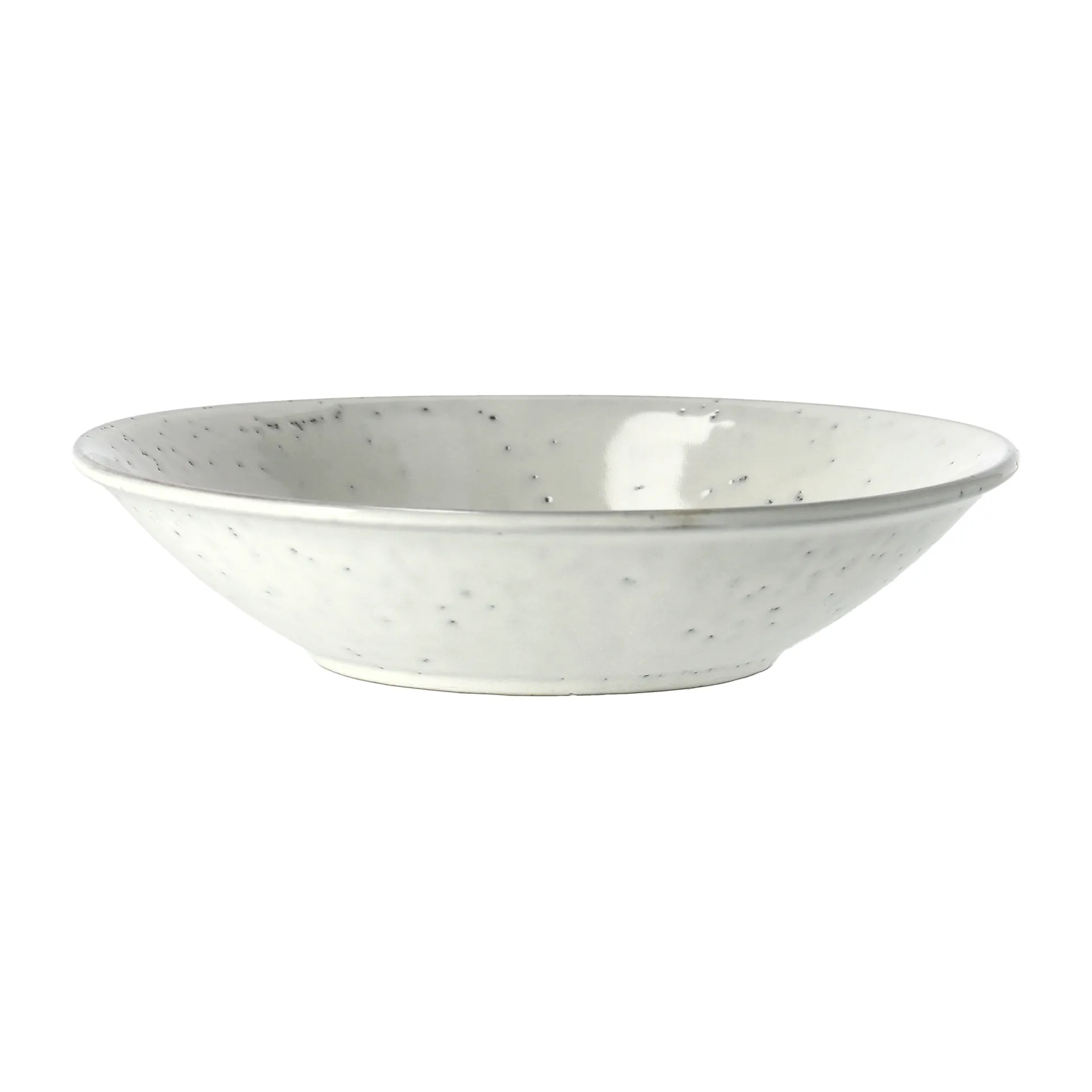 Dyb tallerken Broste Copenhagen Nordic Sand suppetallerken sandfarvet stentøj Ø22,5 cm