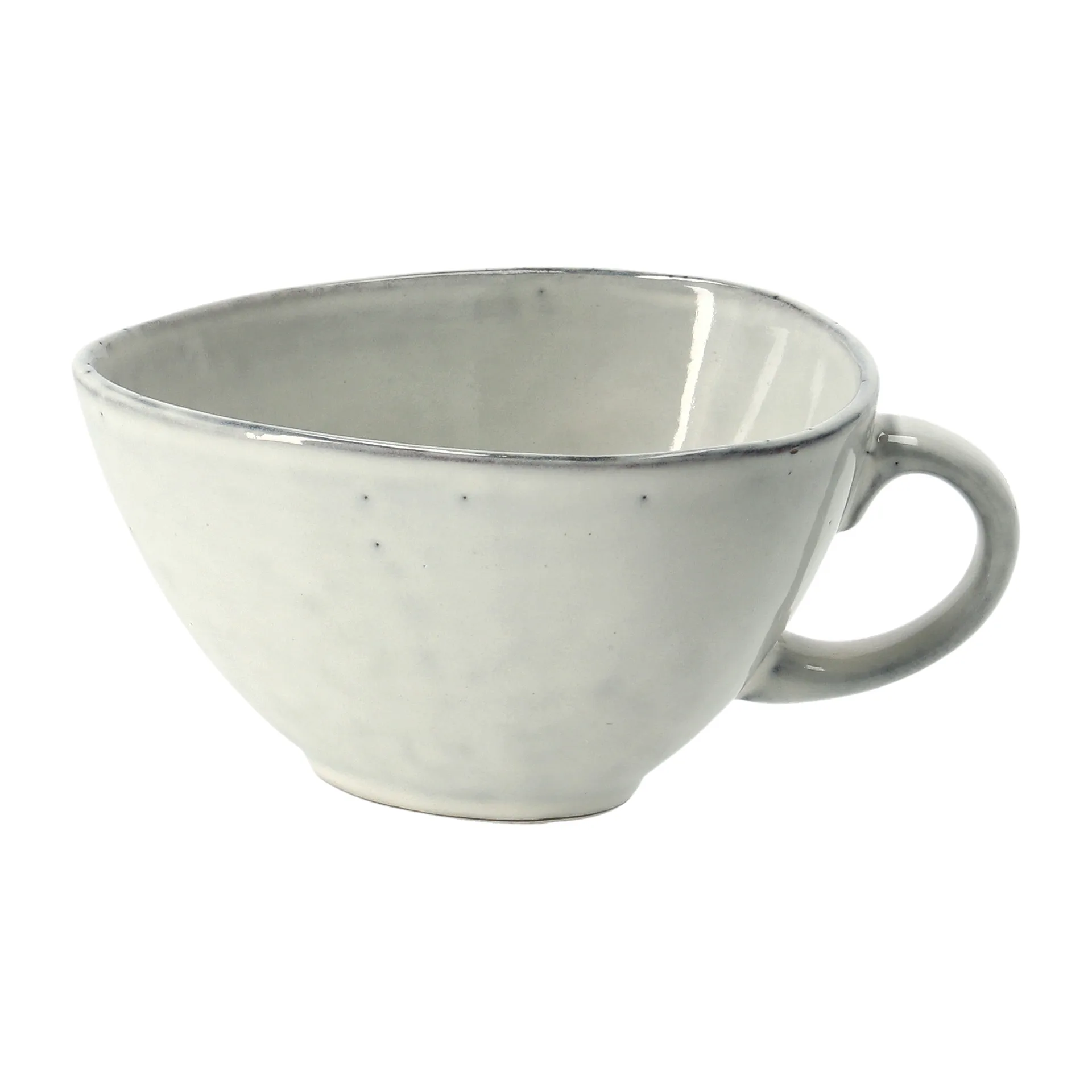 Sauceskål/dipskål Broste Copenhagen Nordic Sand stentøj sandfarvet 40 cl 14,5Ã12,5Ã7,8 cm