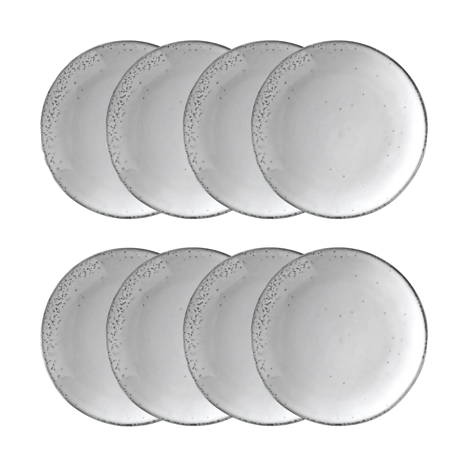 Broste Copenhagen Nordic Sand tallrik &Oslash;20 cm 8-pack