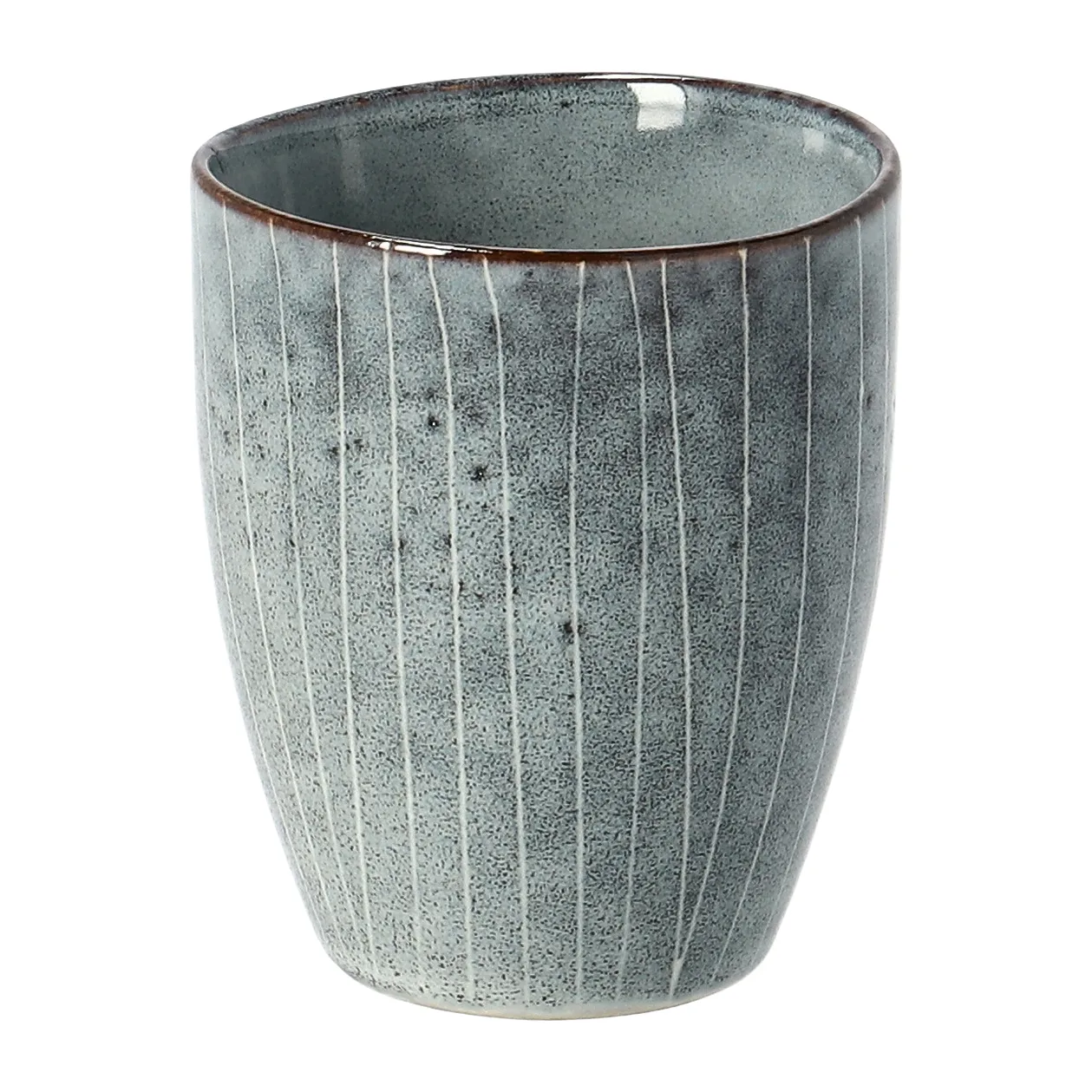 Espressokrus Broste Copenhagen Nordic Sea stentøj Ø6,5 x H8 cm blå