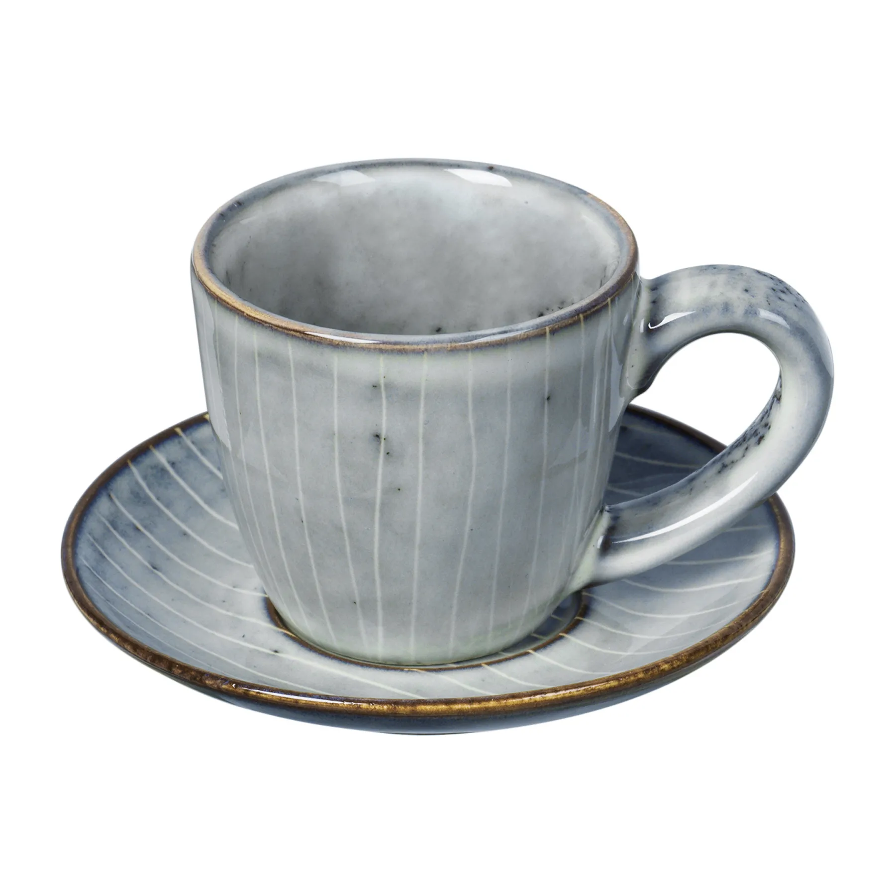 Broste Copenhagen Nordic Sea espressokop med underkop 5 cl