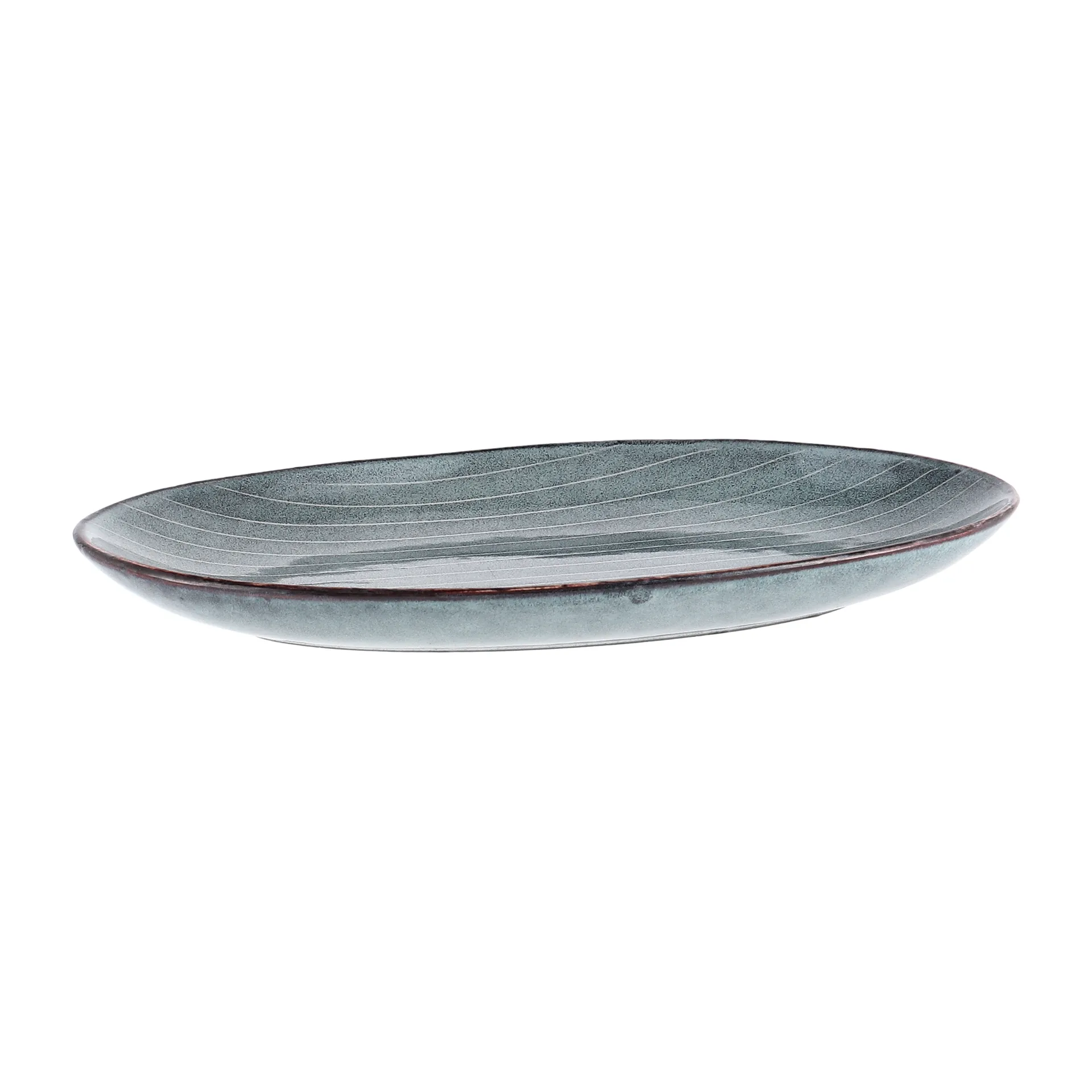 Broste Copenhagen Nordic Sea stentøjsfad blå Ø13,6 cm dekorationsfad serveringsfad