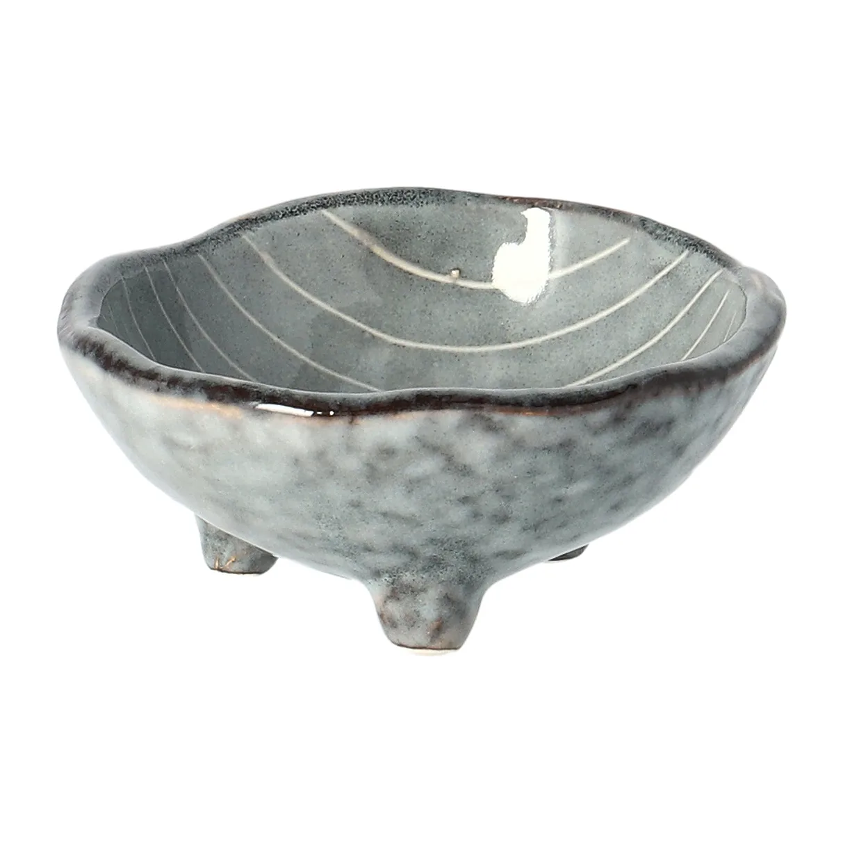 Skål Broste Copenhagen Nordic Sea blå stentøj Ø8,5 x H3,5 cm