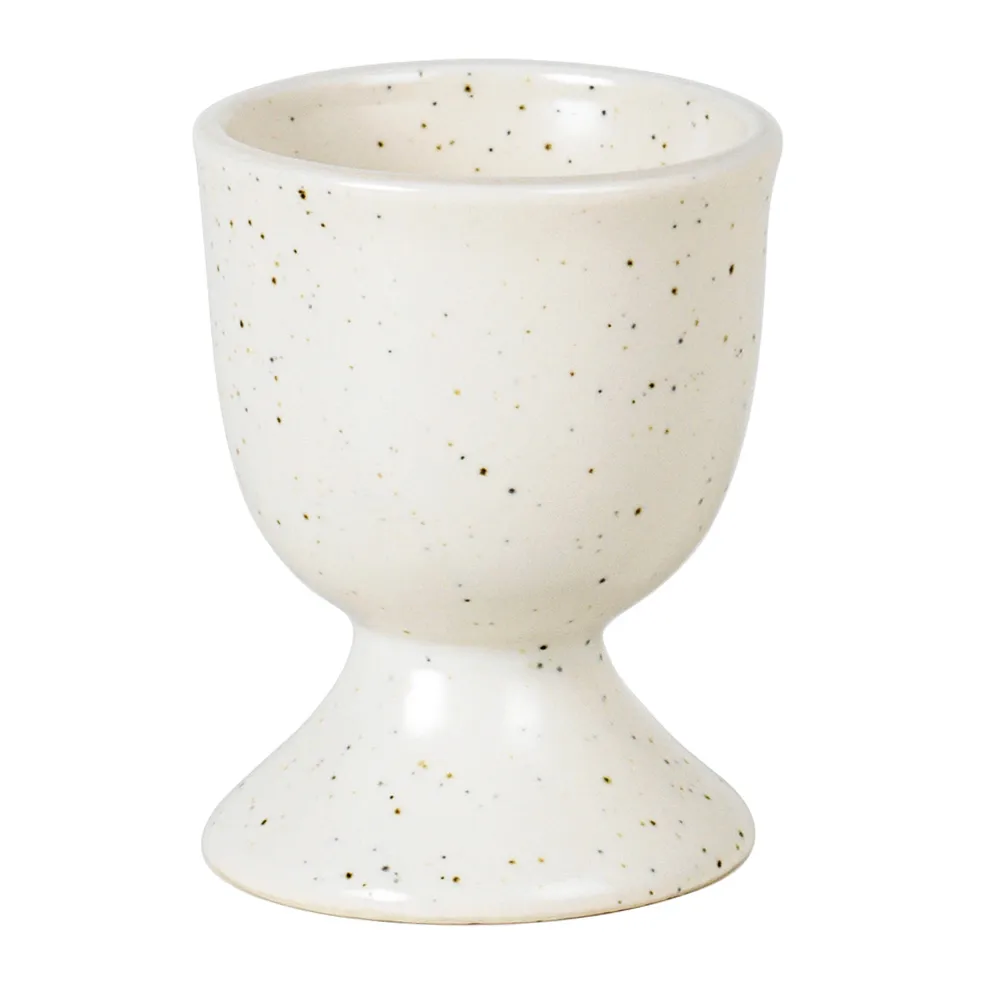 Æggebæger æggekop Broste Copenhagen Nordic Vanilla creme stentøj Ø5 x H6,5 cm