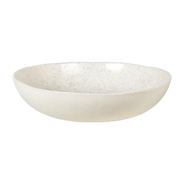 Nordic Vanilla salladsskål Ø34,5 cm, Cream with grains