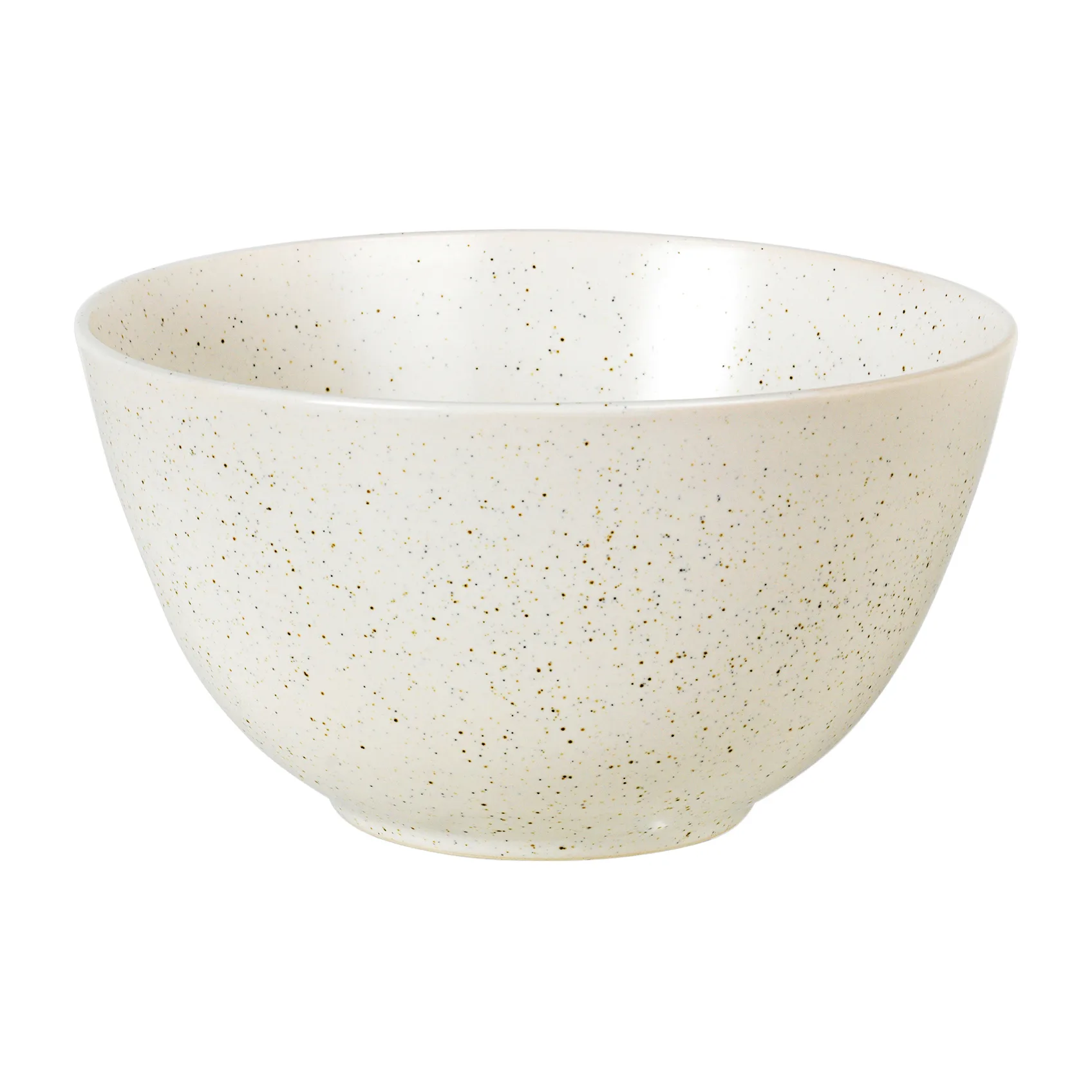 Skål Broste Copenhagen Nordic Vanilla Ø20 x H11 cm creme stentøj - serveringsskål dekorativ holdbar