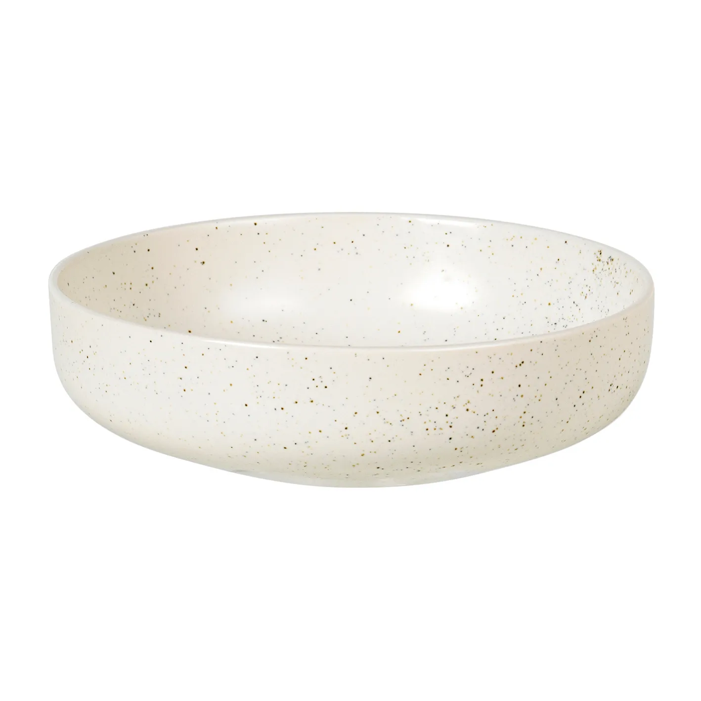 Serveringsskål Broste Copenhagen Nordic Vanilla creme stentøj Ø17 cm
