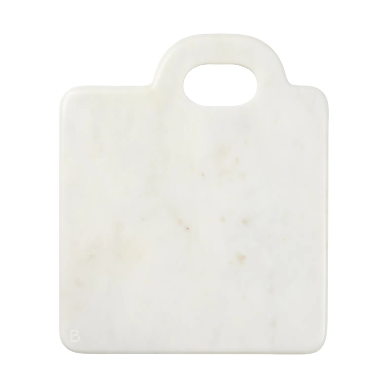 Broste Copenhagen Olina skærebræt 26x30 cm White marble billede