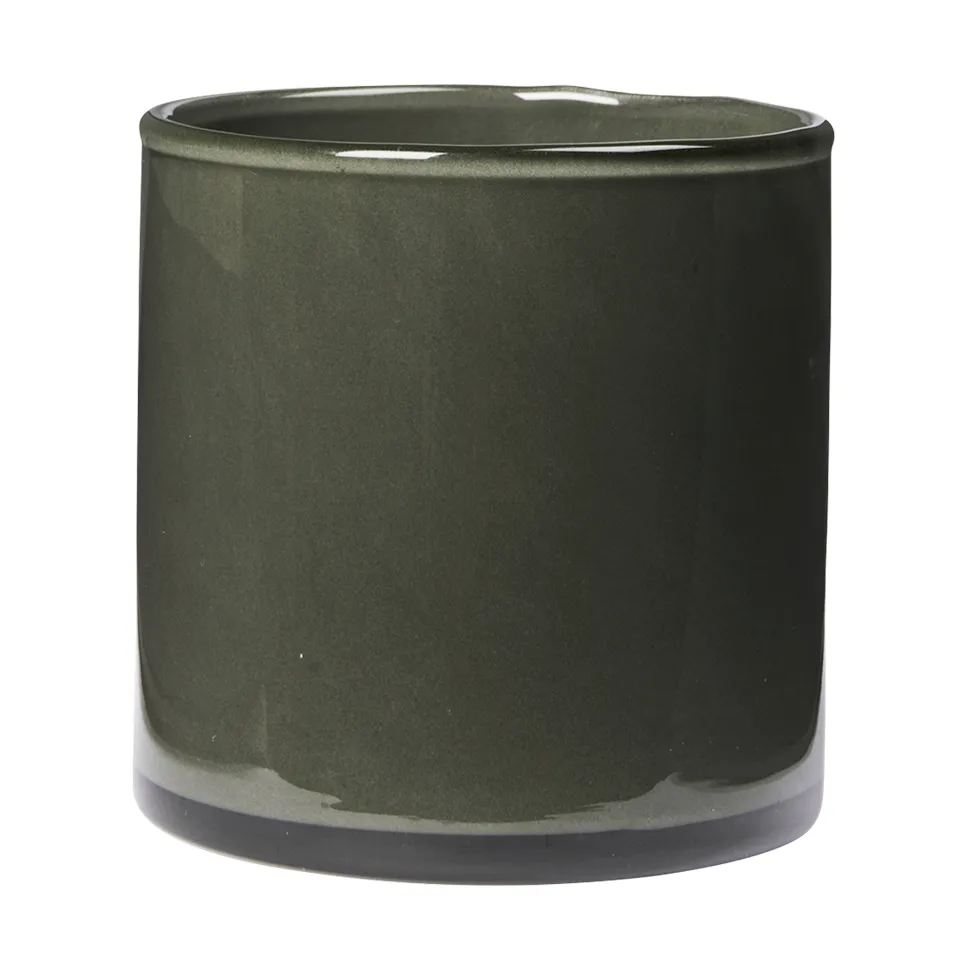 Broste Copenhagen Photophore Solai Hurricane Dark Green, Ø