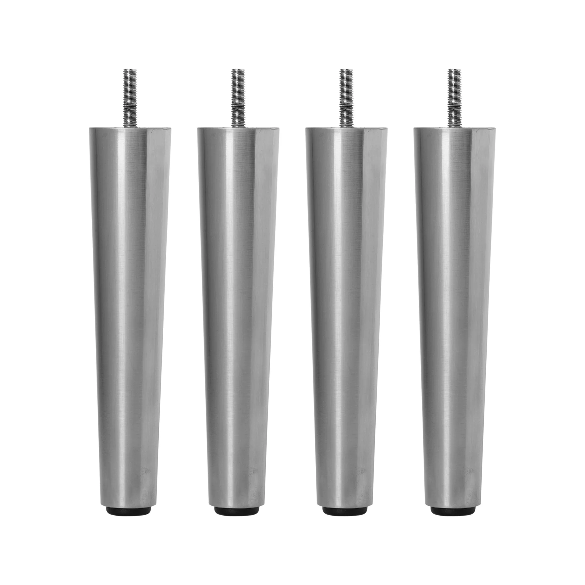Broste Copenhagen Pied pour meubles Wind Lot de 4 Argenté