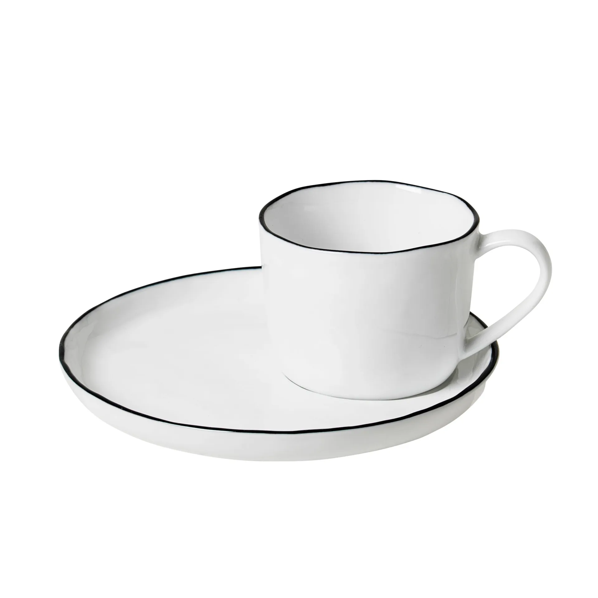 Broste Copenhagen Salt kopp och fat liten, 5 cm