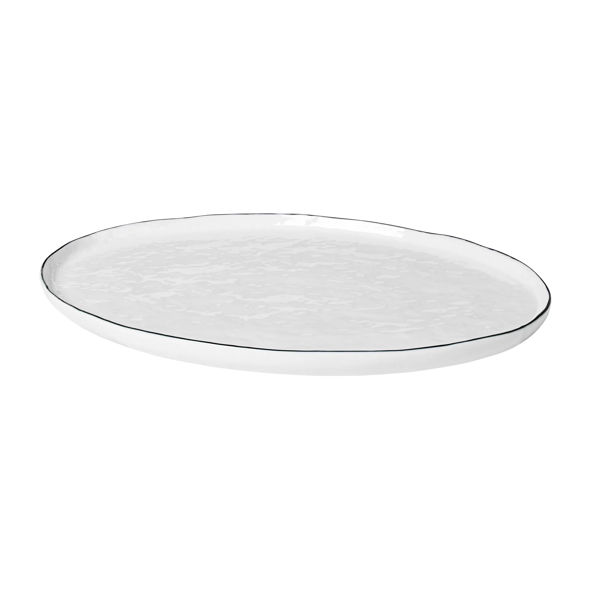 Broste Copenhagen Salt oval tallerken 26,5 x 38,5 cm
