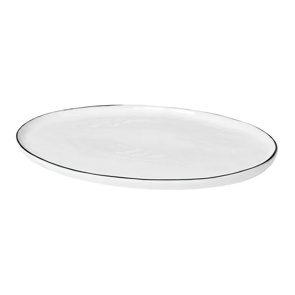 Salt oval tallrik, 20x30 cm