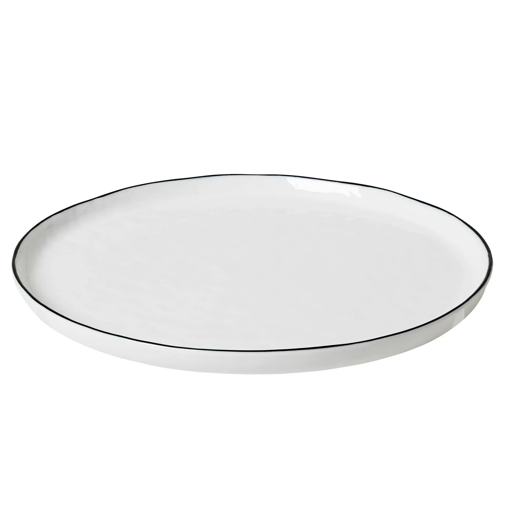 Frokosttallerken Broste Copenhagen Salt stentøj sne Ø22 cm
