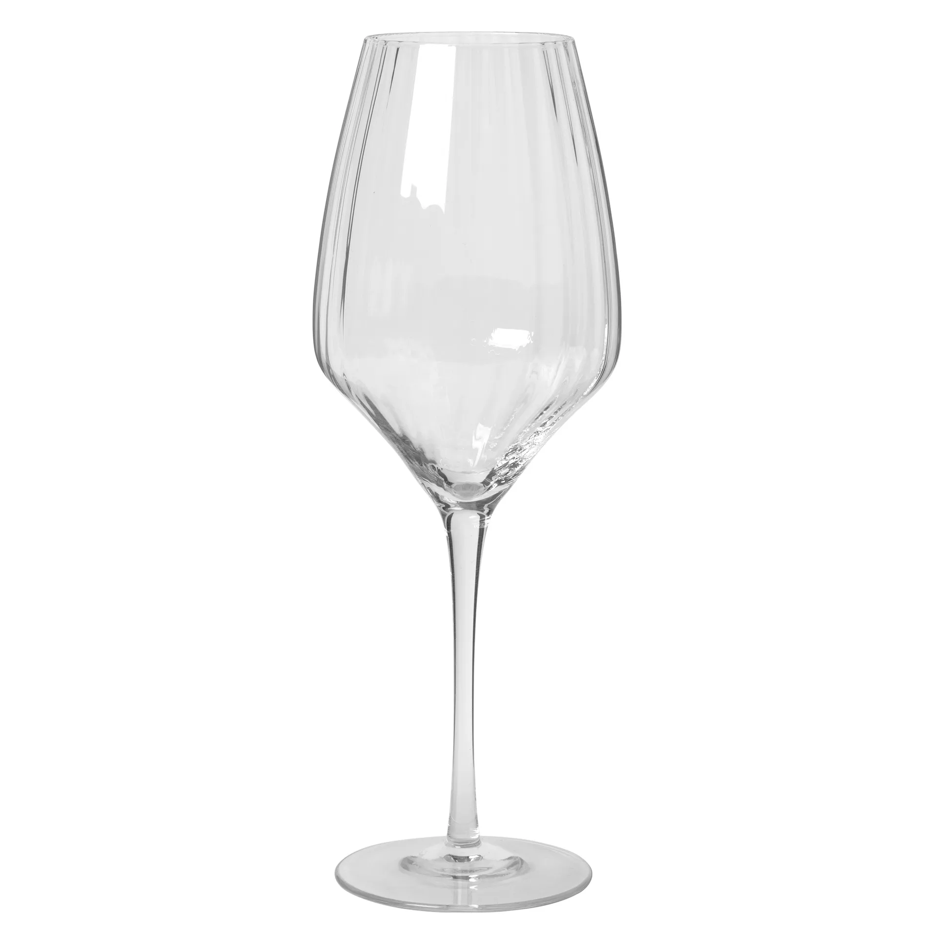Rødvinsglas Broste Copenhagen Sandvig Ø9,4 cm H26 cm 55 cl klart glas nordisk elegance