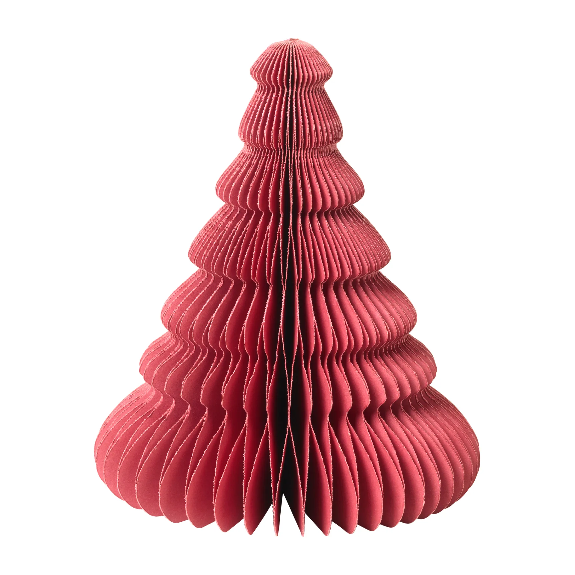 Broste Copenhagen Sapin en papier Tree Pompeian red