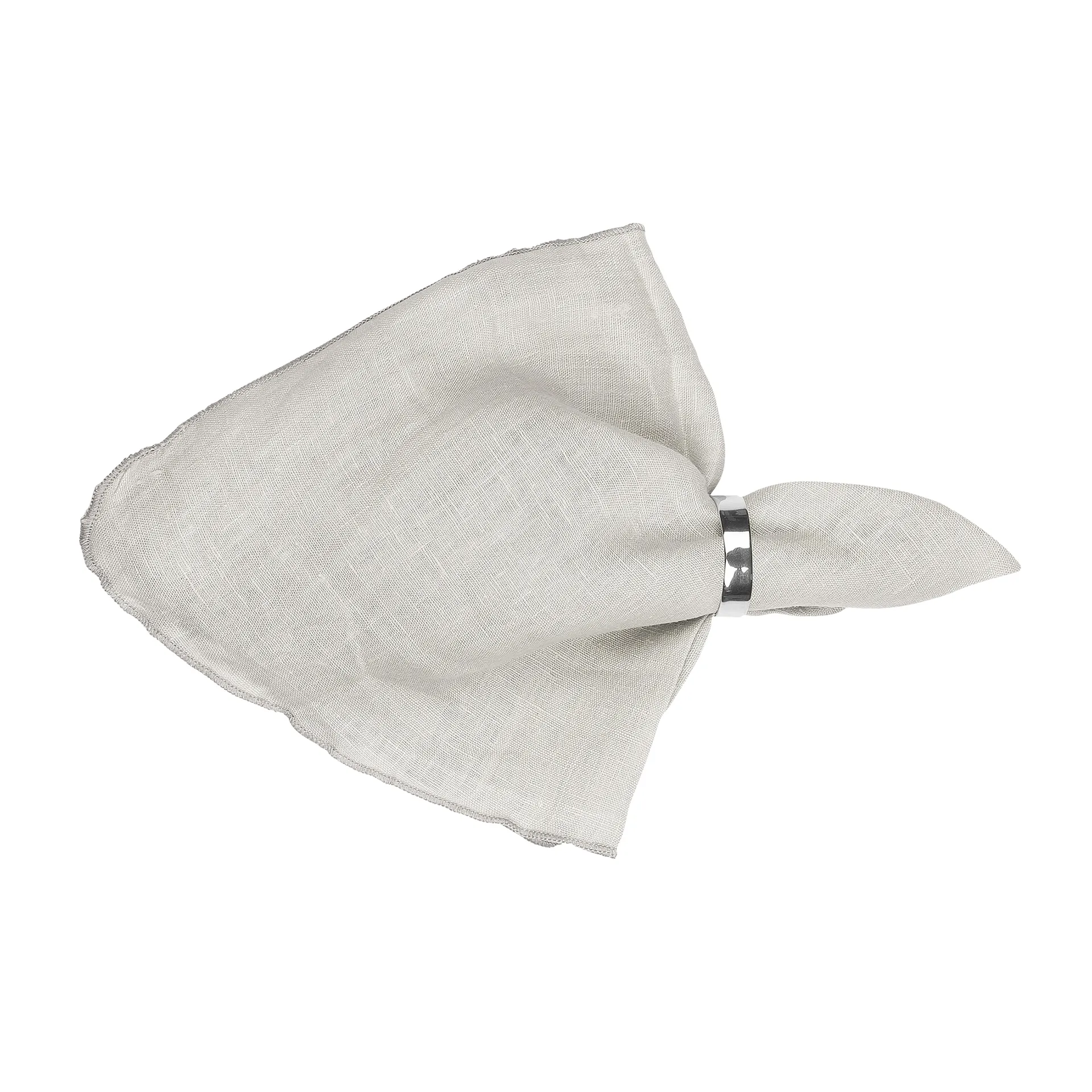 Broste Copenhagen Serviette en lin Gracie blanc cassé