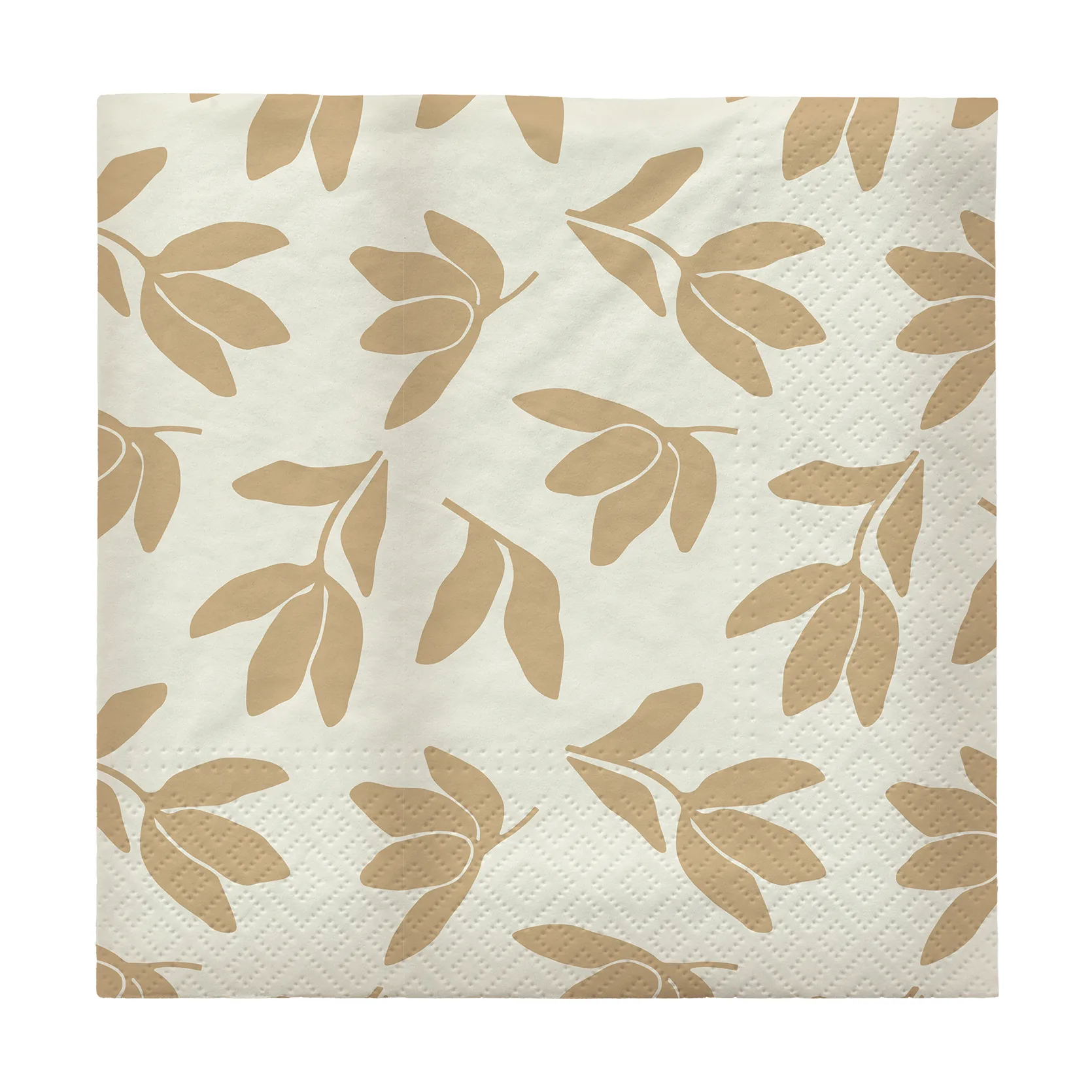 Broste Copenhagen Serviettes en papier Herbert cm lot de 20 Beige-off white