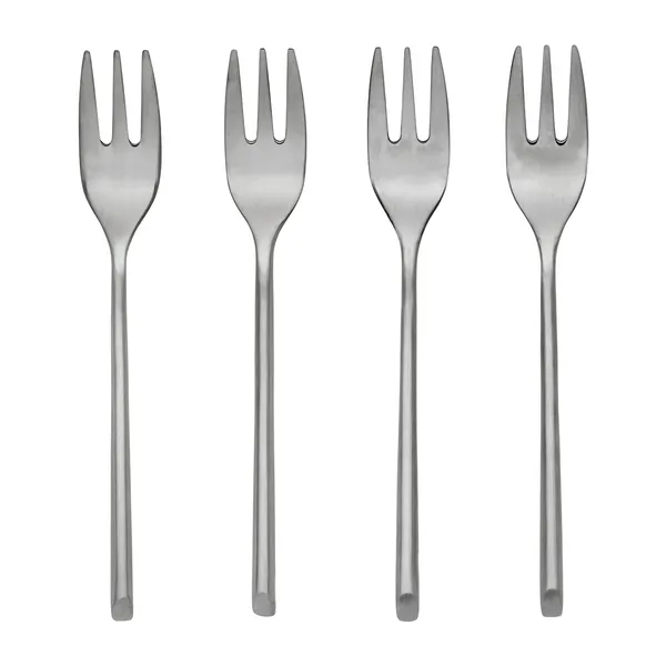 Sletten tårtgaffel 4-pack, Full satin forged