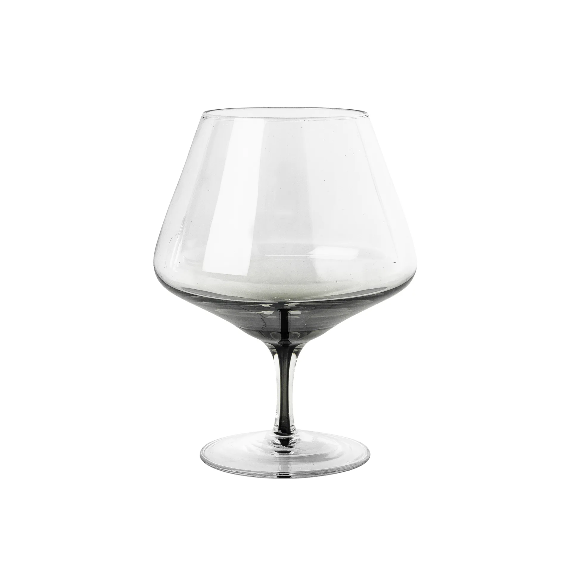Cognacglas Broste Copenhagen Smoke 45 cl klar/grå Ø11,2x14,9 cm