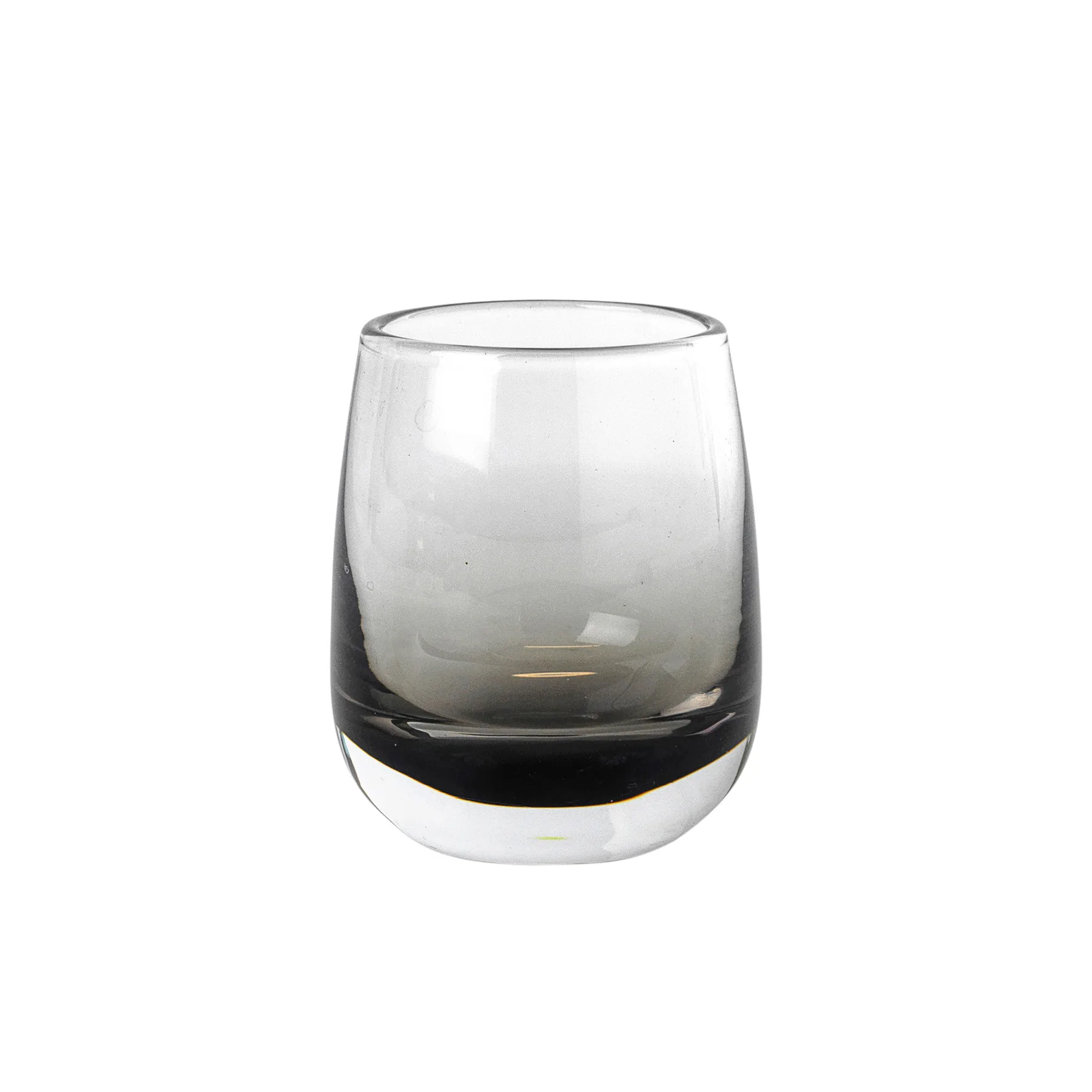Snapsglas Broste Copenhagen Smoke 4 cl Ø4,6 Ã H5,5 cm klar/grå