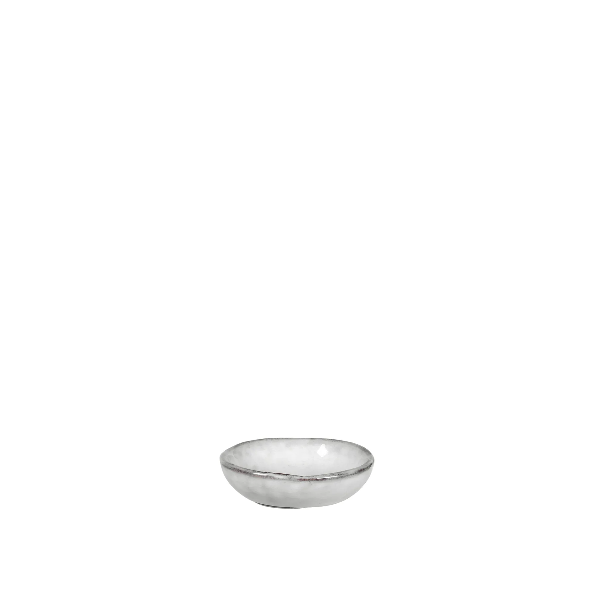 Smørskål Broste Copenhagen Nordic Sand stentøjs Ø7 cm sandfarvet