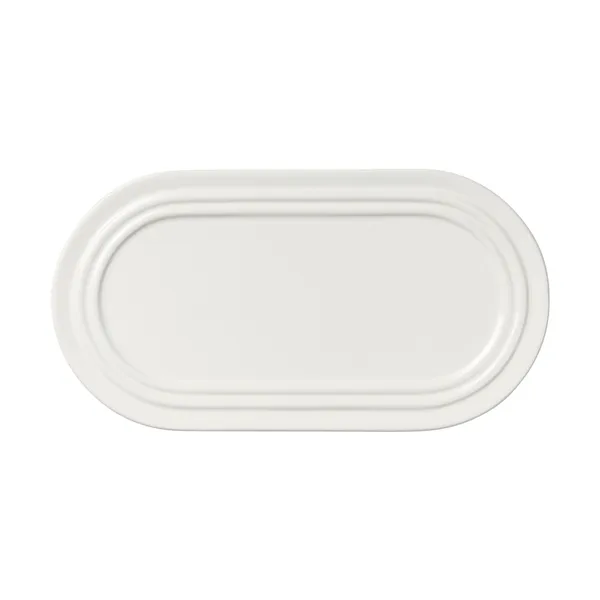 Stevns tallrik oval 27,5 cm, Chalk