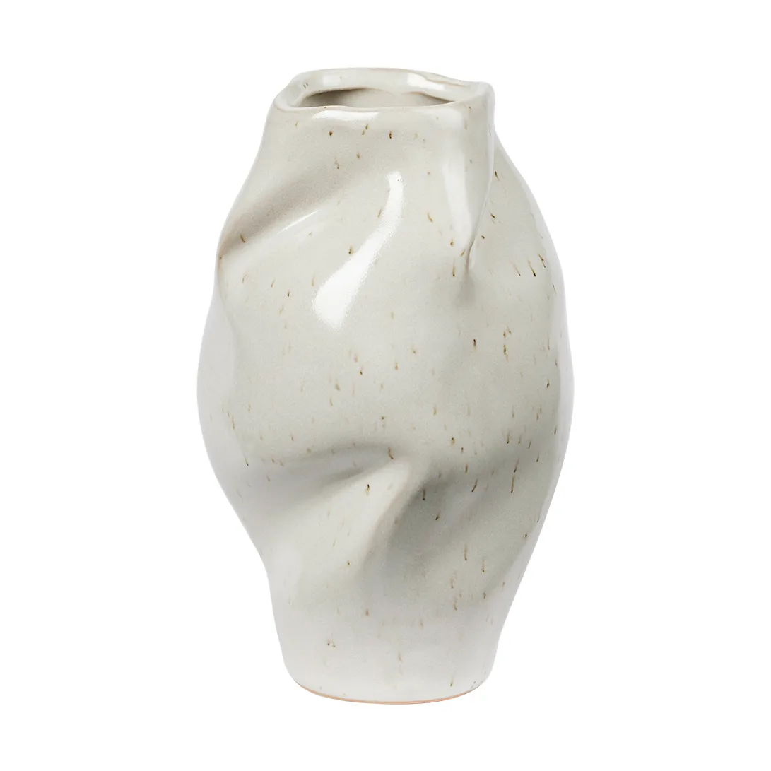 Broste Copenhagen Susie vase Rainy Day Grey, 14 cm