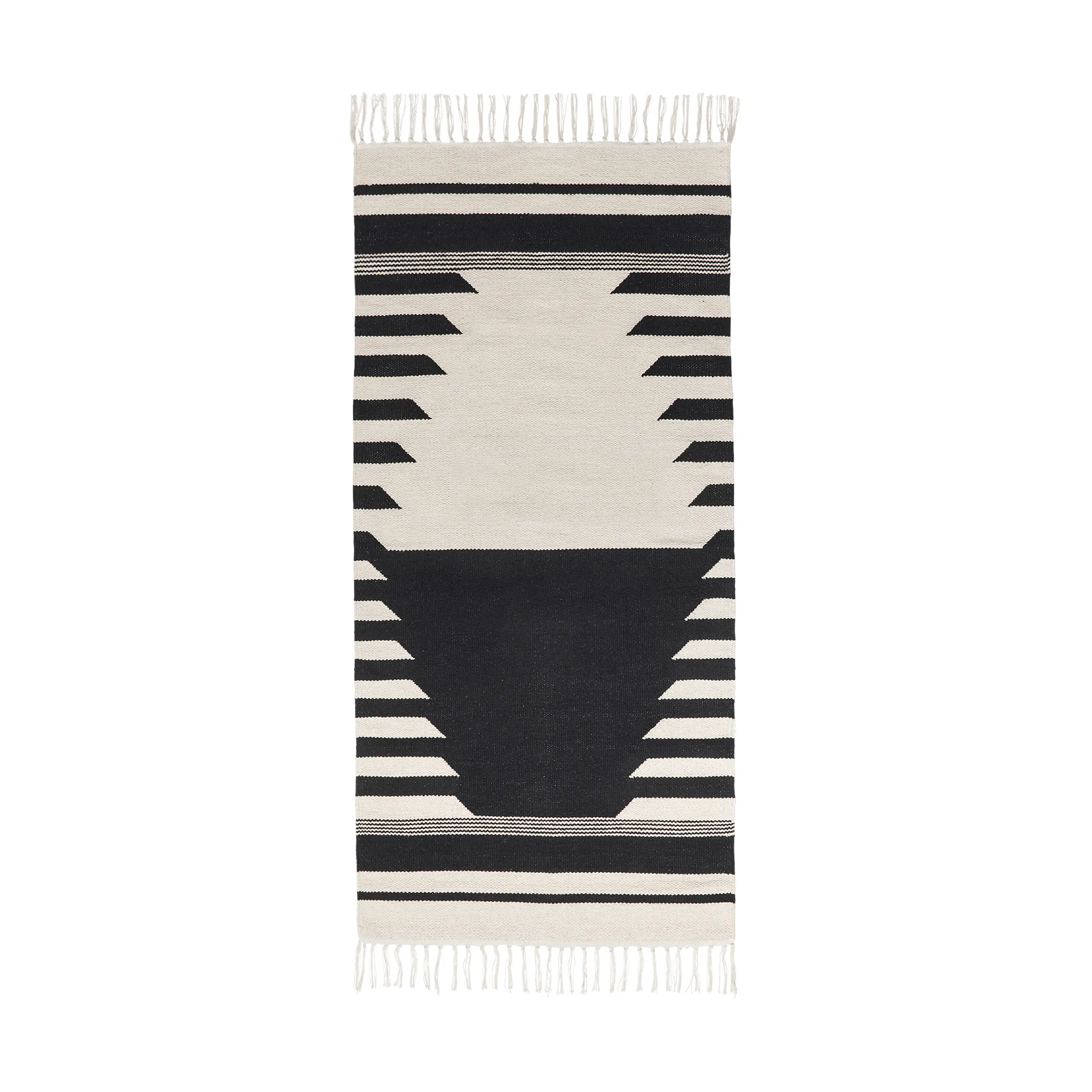 Broste Copenhagen Tapis Iselin cm Black-off white
