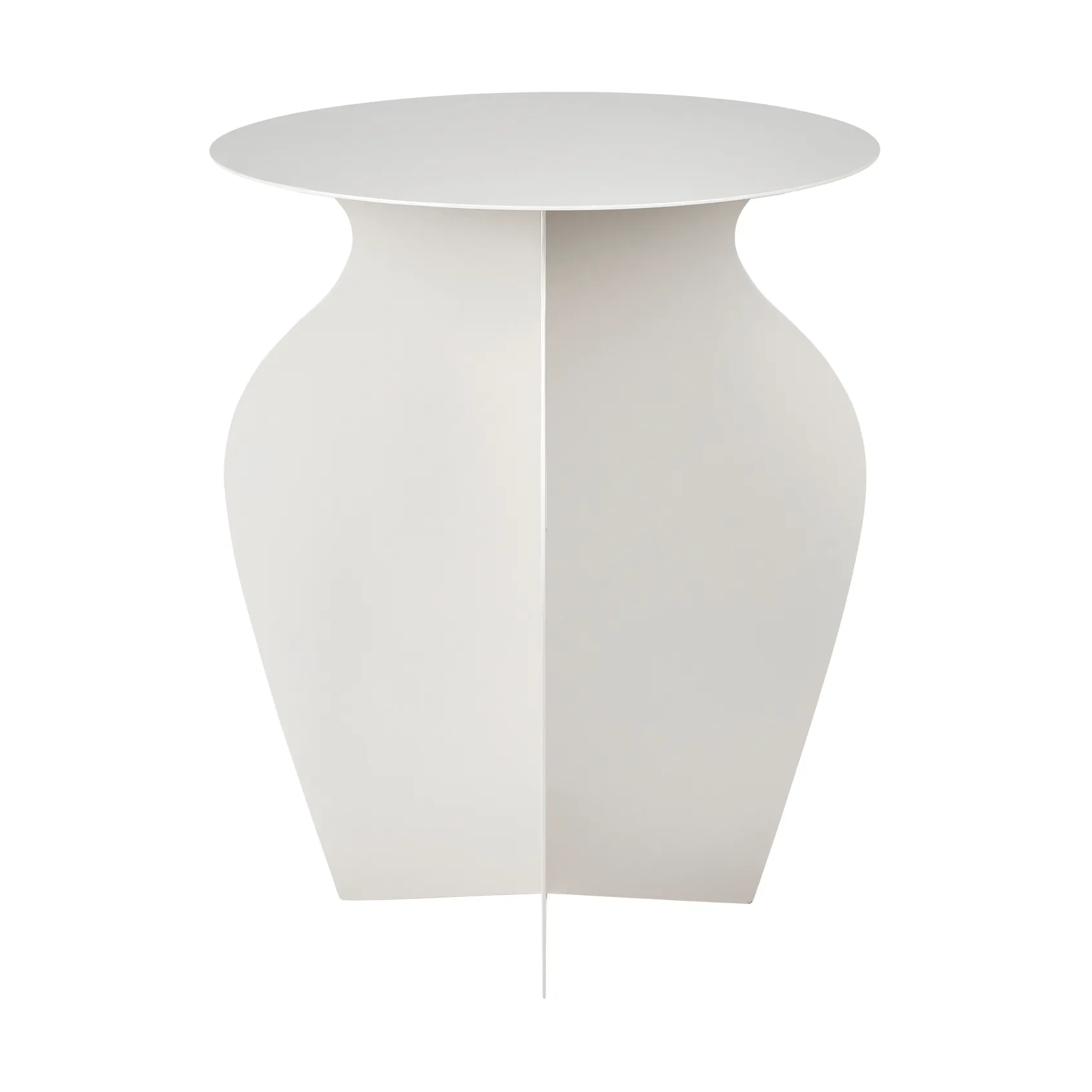 Broste Copenhagen Urna sidebord Ø35x45 cm Rainy day grey