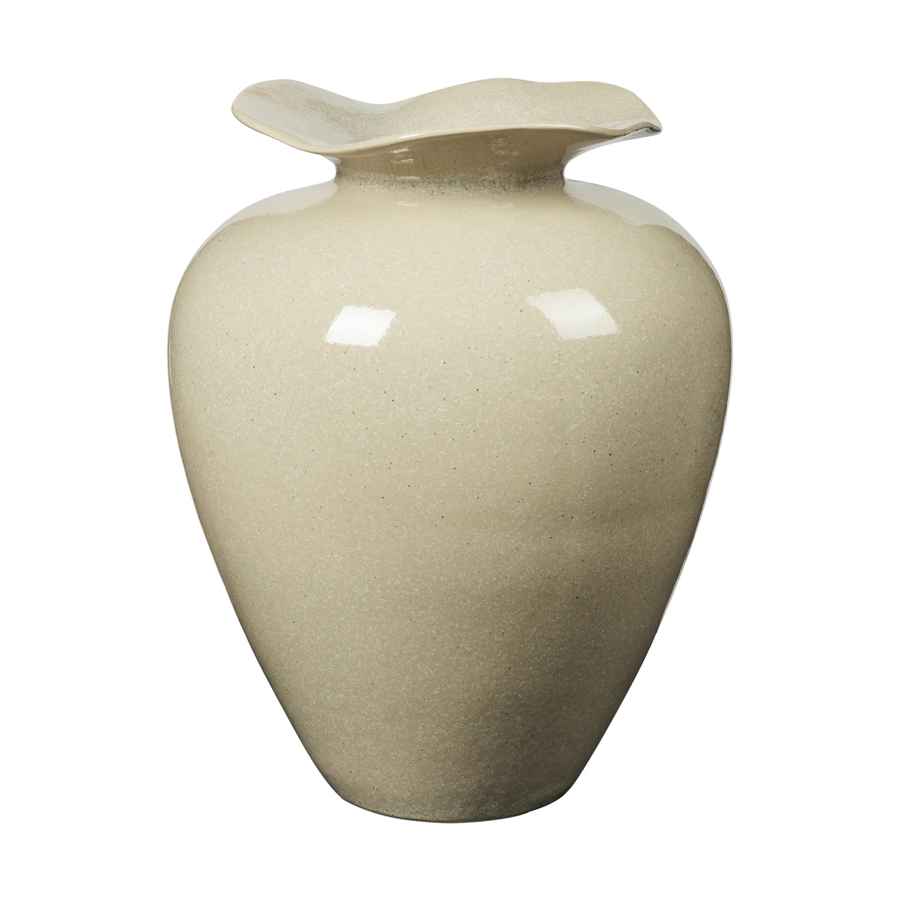 Broste Copenhagen Vase Florentina L Beige